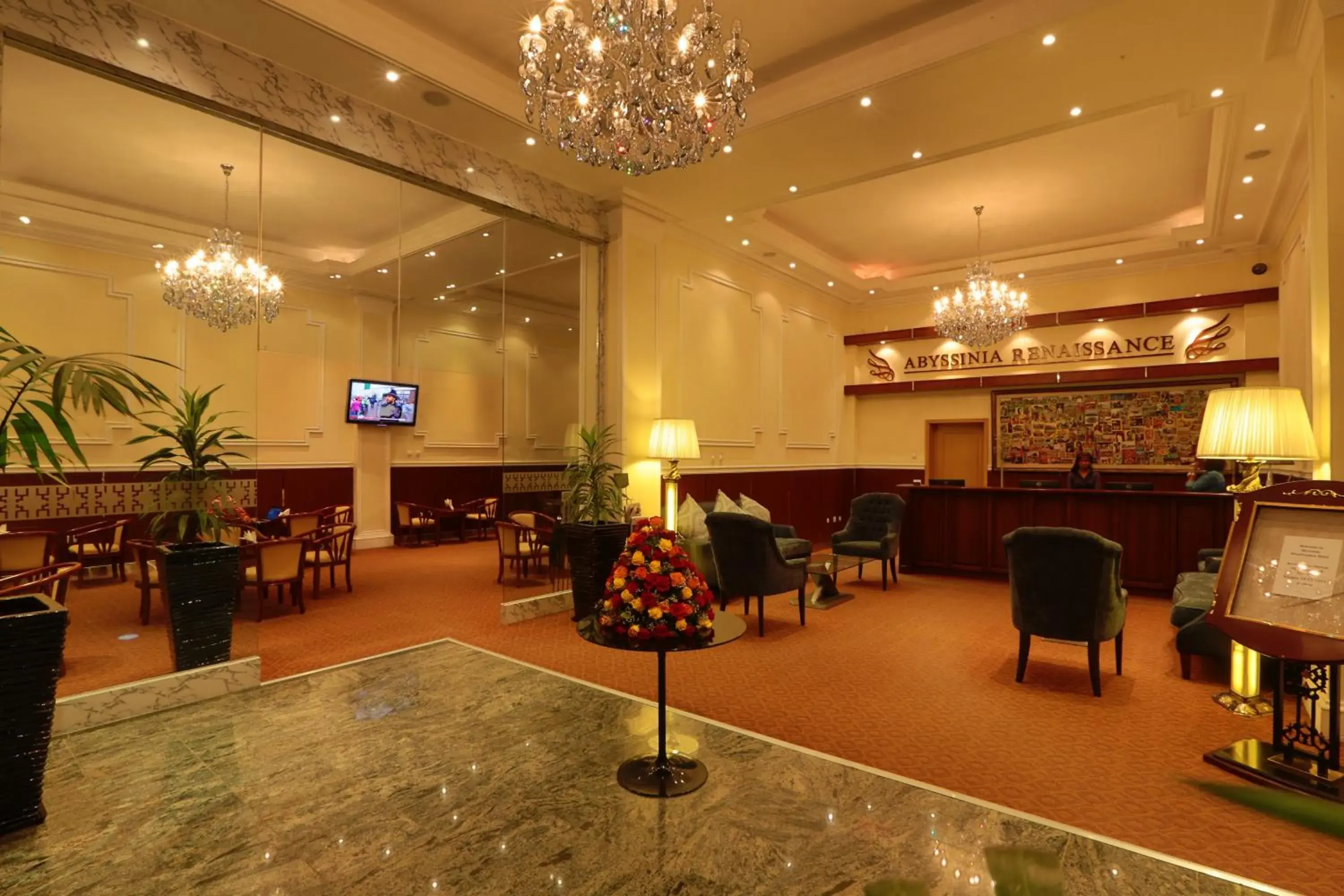 Lobby or reception in Abyssinia Renaissance Hotel Lobby or reception in Abyssinia Renaissance Hotel