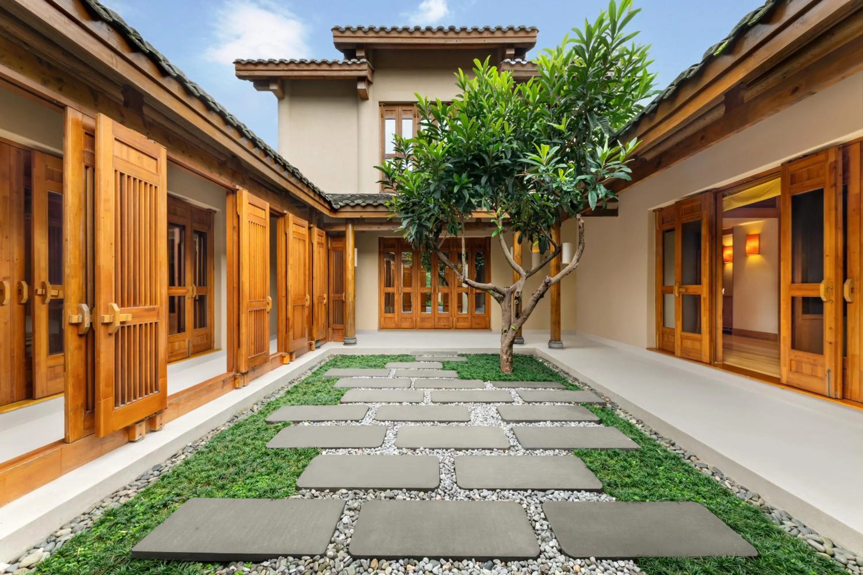 Property building in Six Senses Qing Cheng Mountain