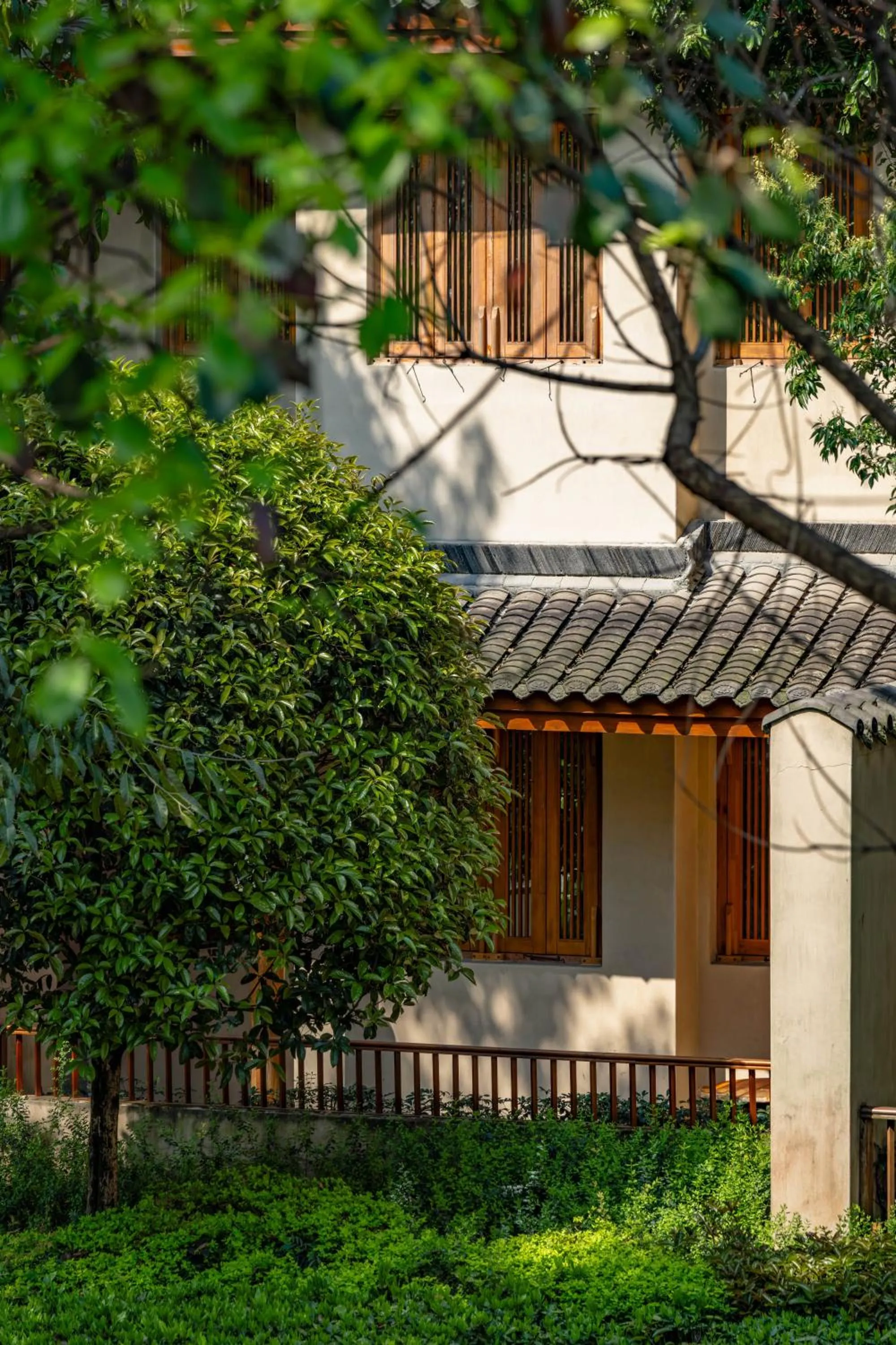 Property building in Six Senses Qing Cheng Mountain