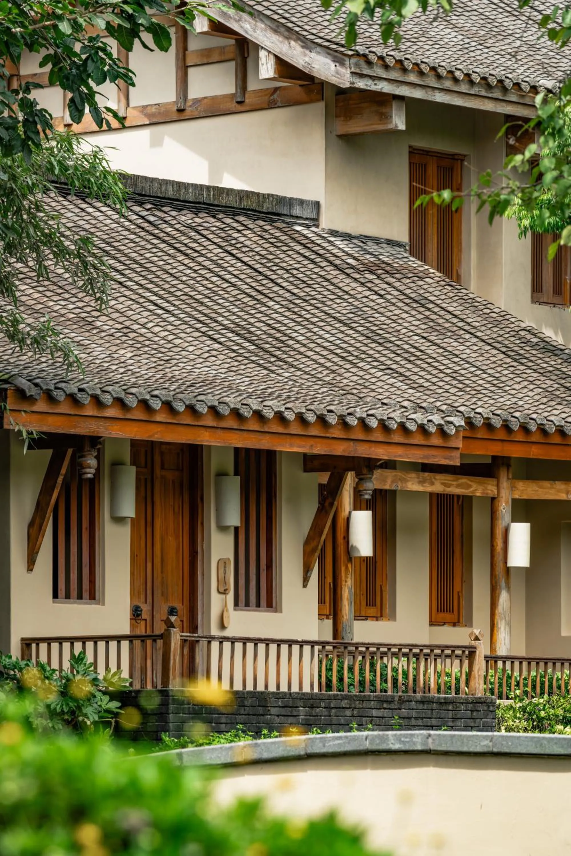 Property building in Six Senses Qing Cheng Mountain
