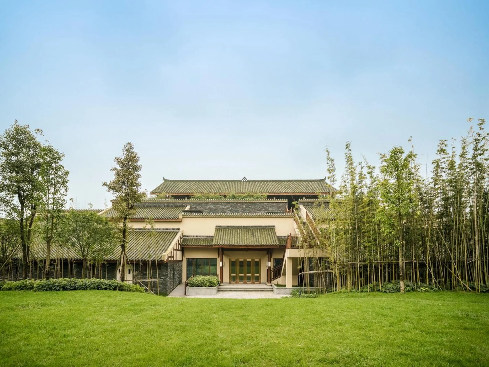 Property building in Six Senses Qing Cheng Mountain