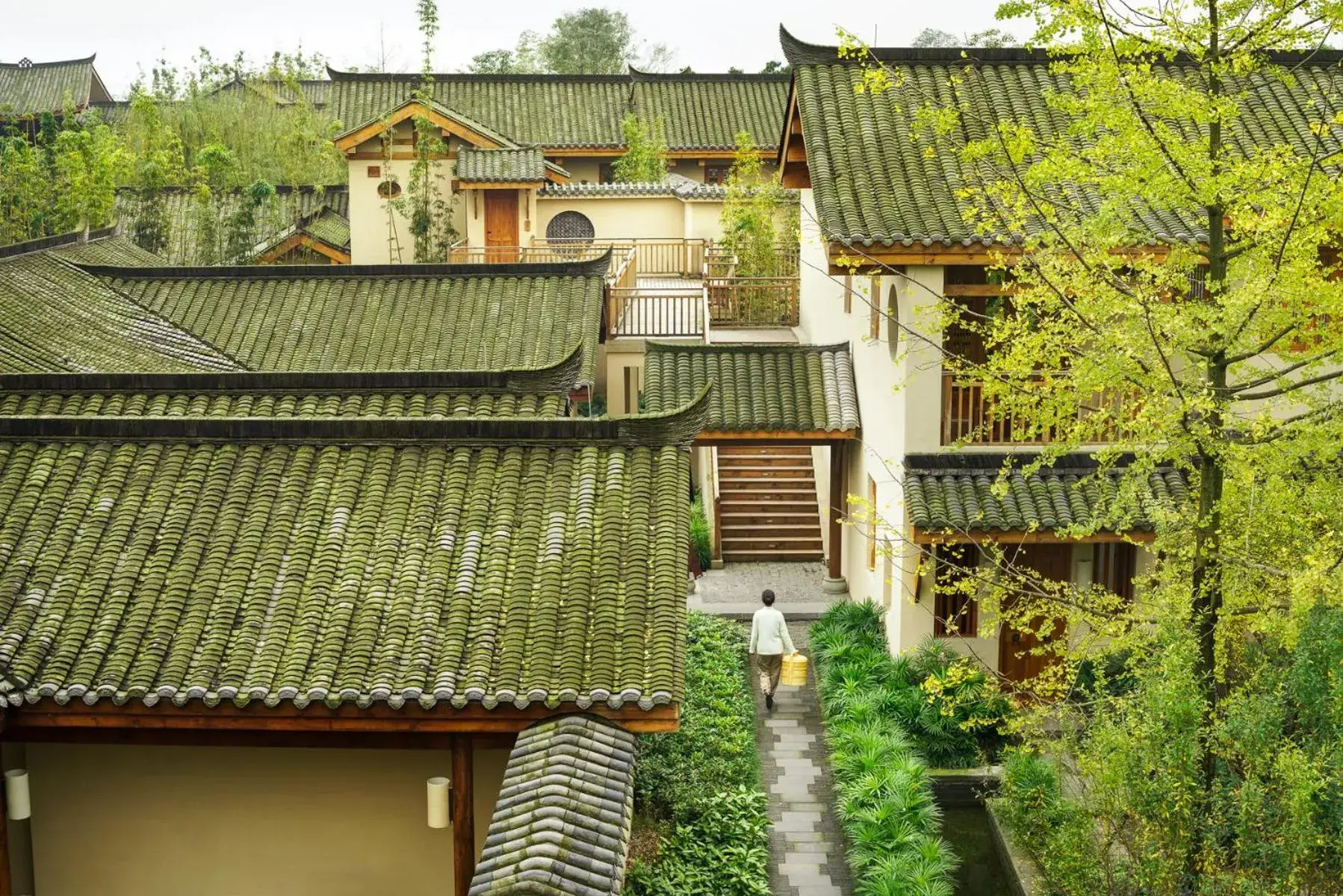 Property building in Six Senses Qing Cheng Mountain Property building in Six Senses Qing Cheng Mountain