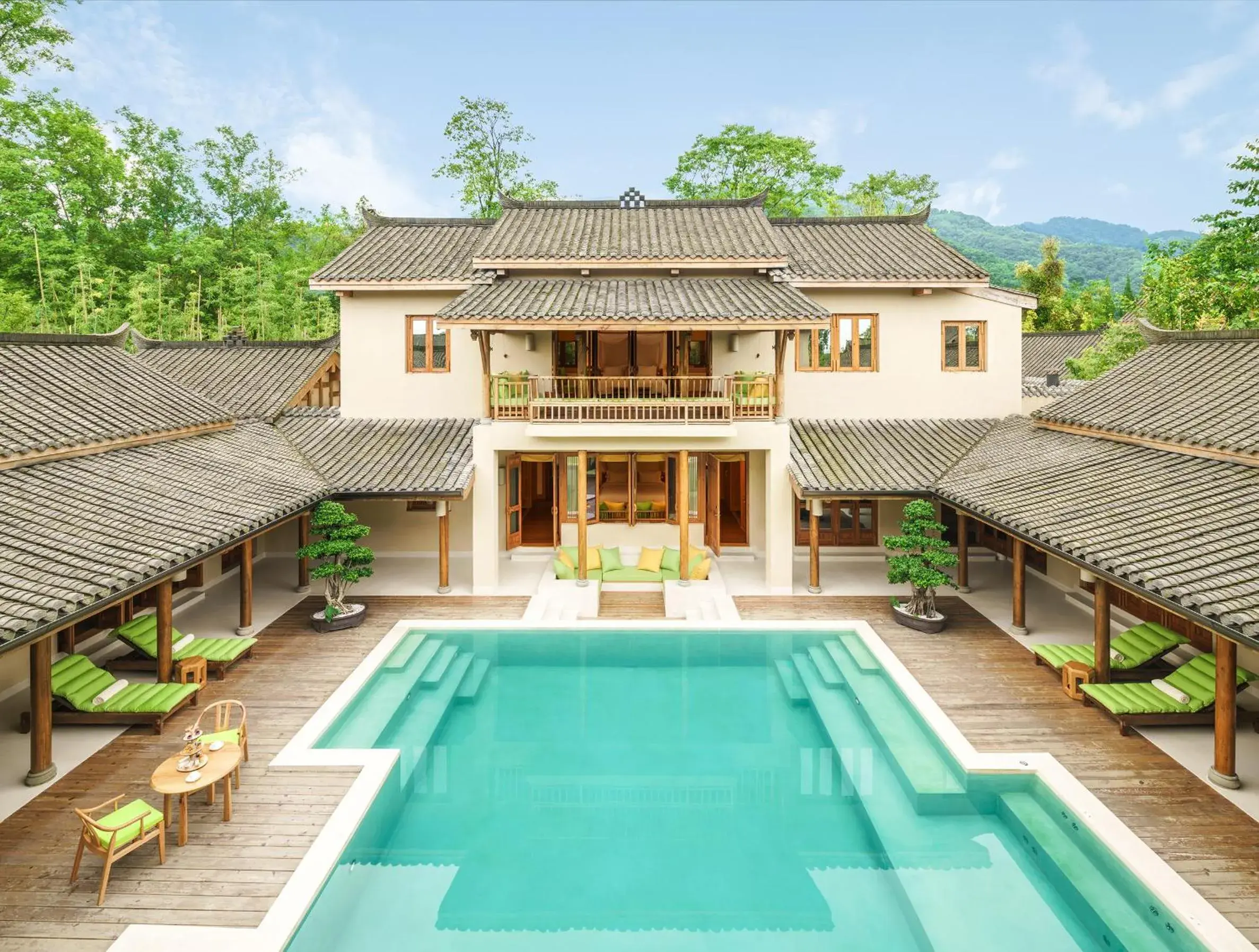 Property building in Six Senses Qing Cheng Mountain Property building in Six Senses Qing Cheng Mountain