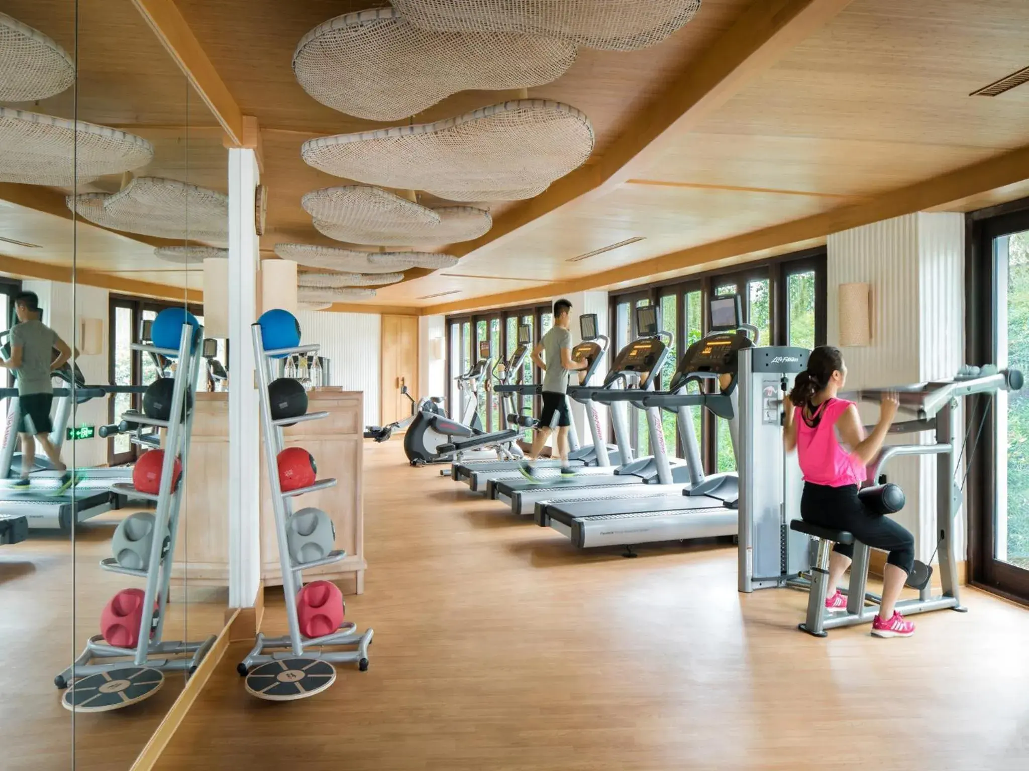 Fitness centre/facilities in Six Senses Qing Cheng Mountain Fitness centre/facilities in Six Senses Qing Cheng Mountain