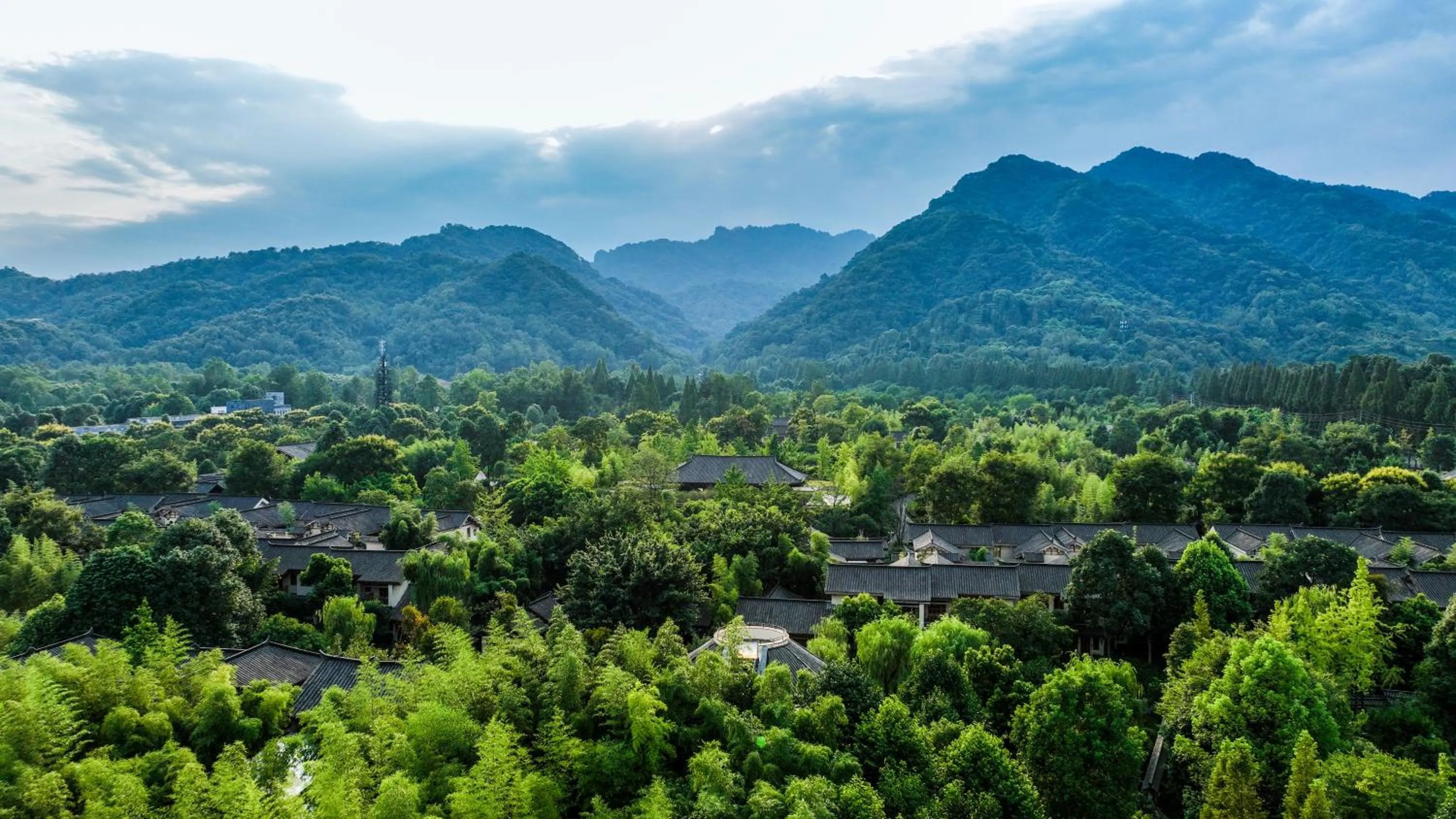 Natural landscape in Six Senses Qing Cheng Mountain