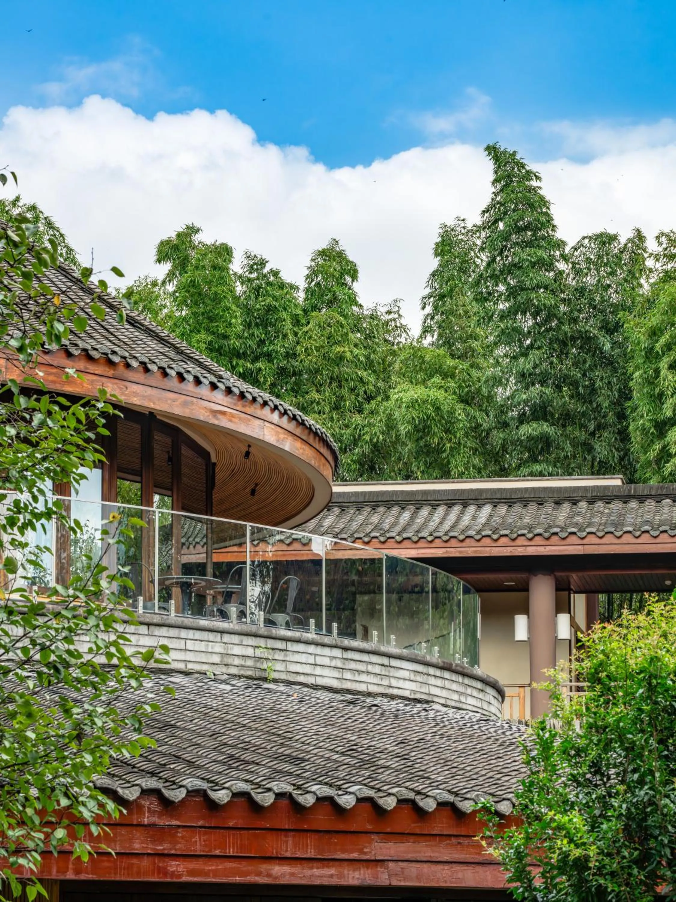 Property building in Six Senses Qing Cheng Mountain