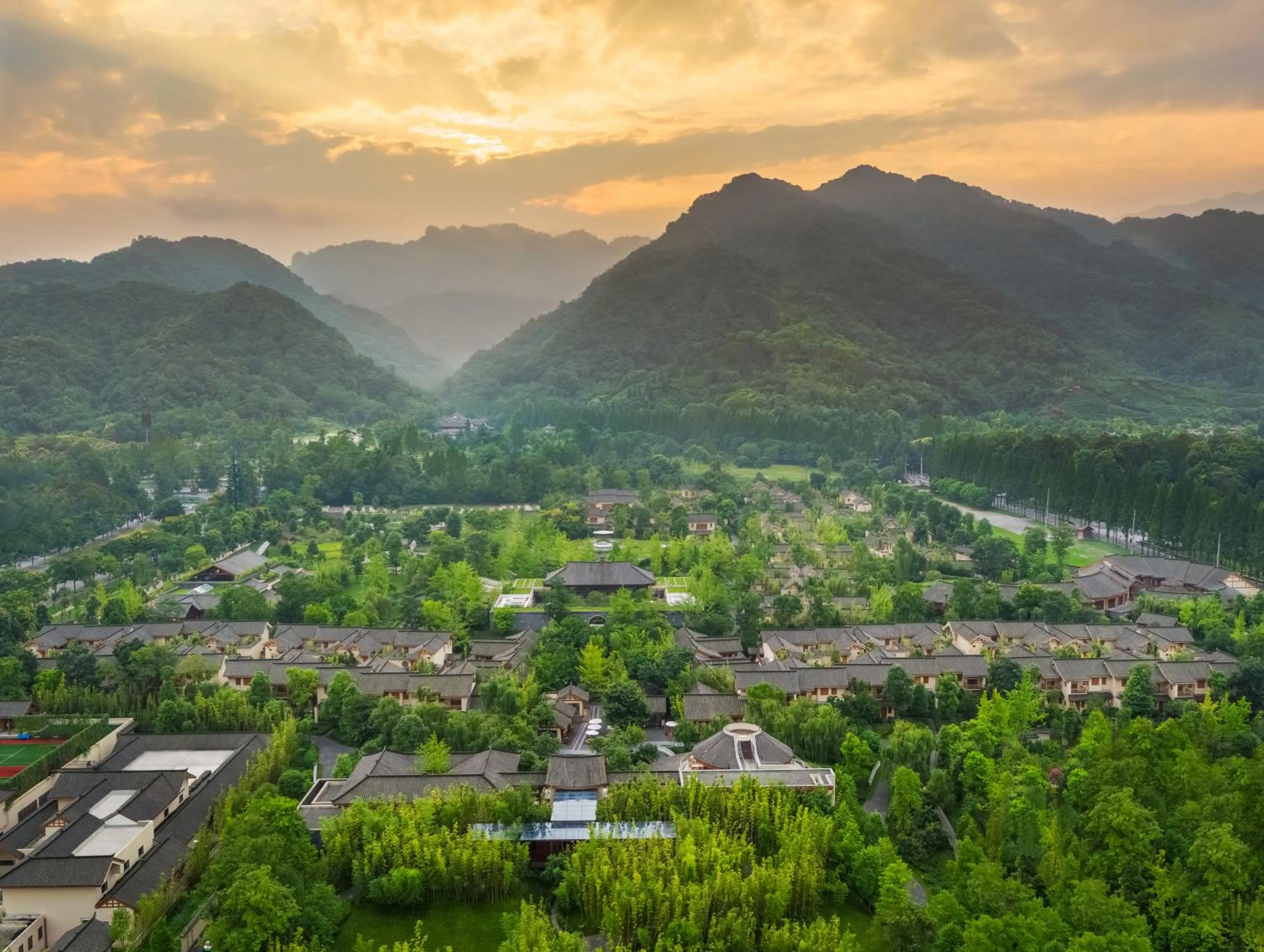 Natural landscape in Six Senses Qing Cheng Mountain