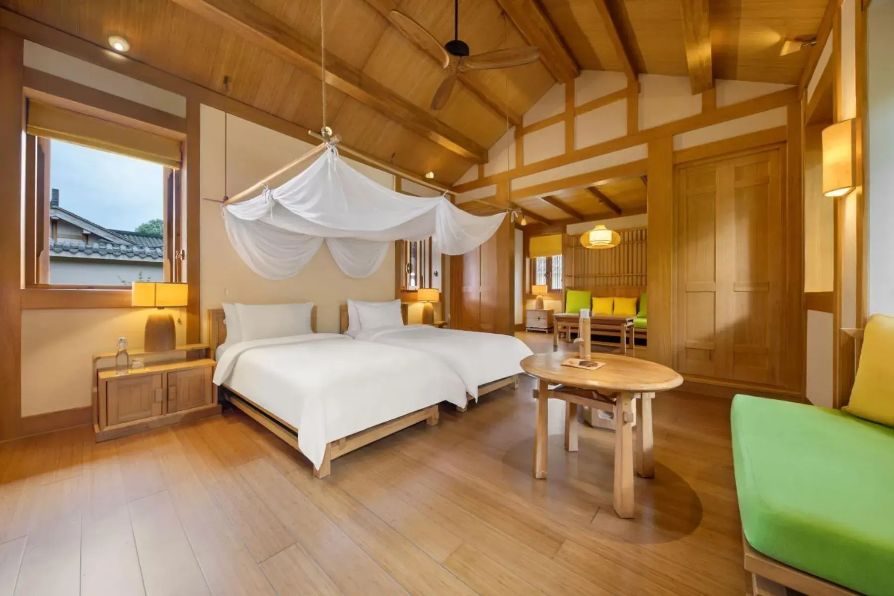 Bedroom, Bed in Six Senses Qing Cheng Mountain Bedroom, Bed in Six Senses Qing Cheng Mountain