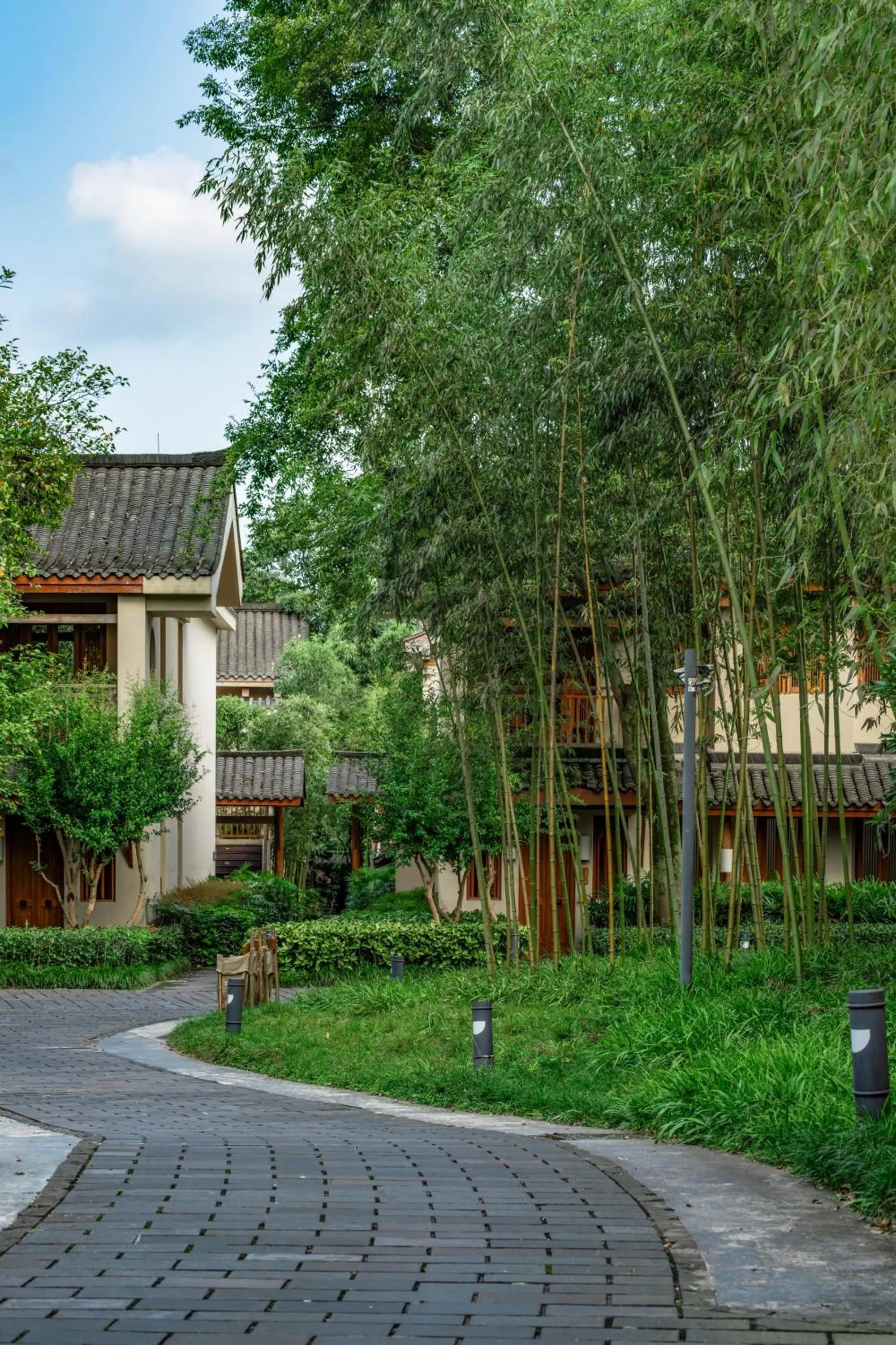Property building in Six Senses Qing Cheng Mountain