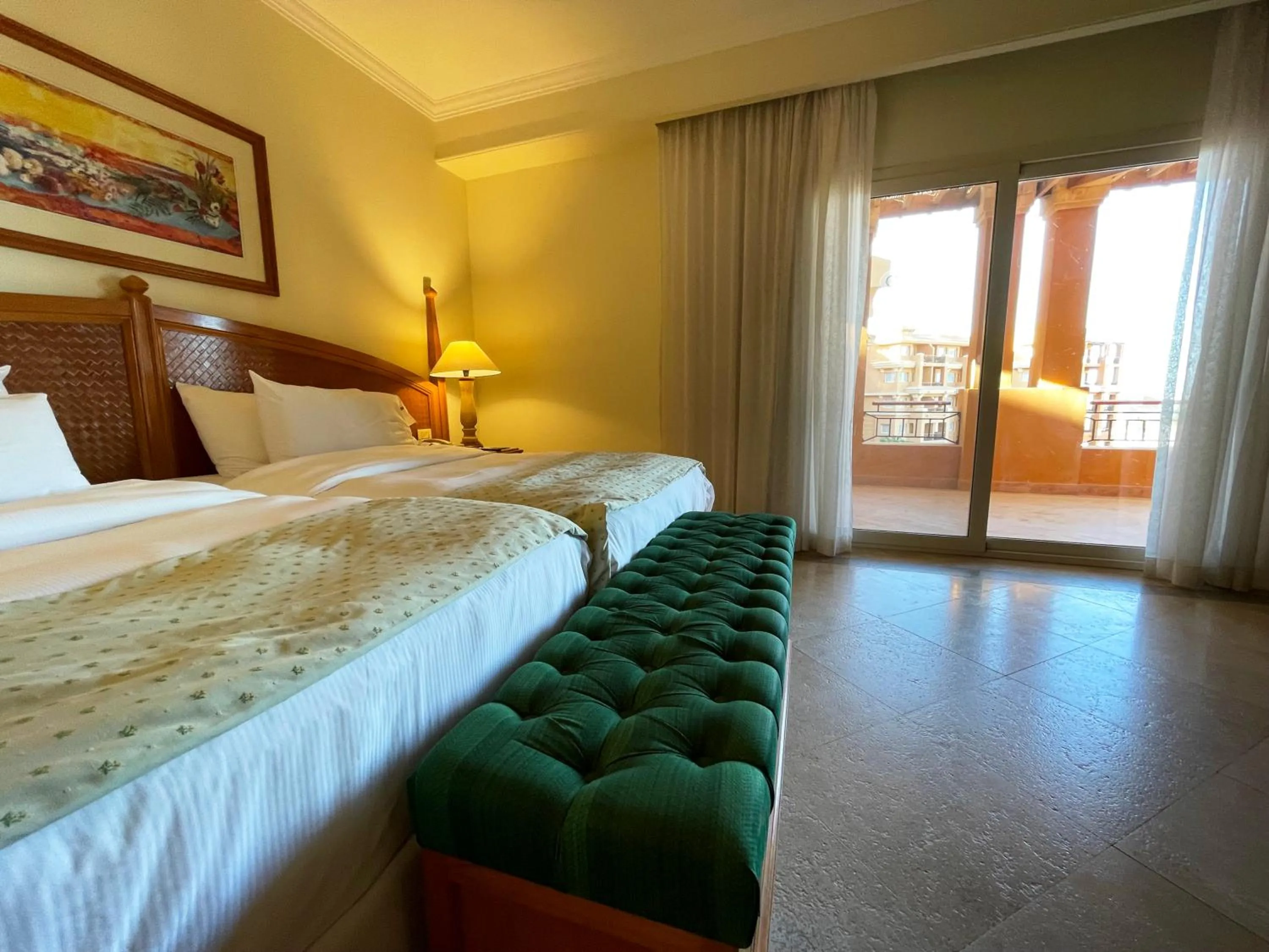 Bed in The Cascades Golf Resort, Spa & Thalasso