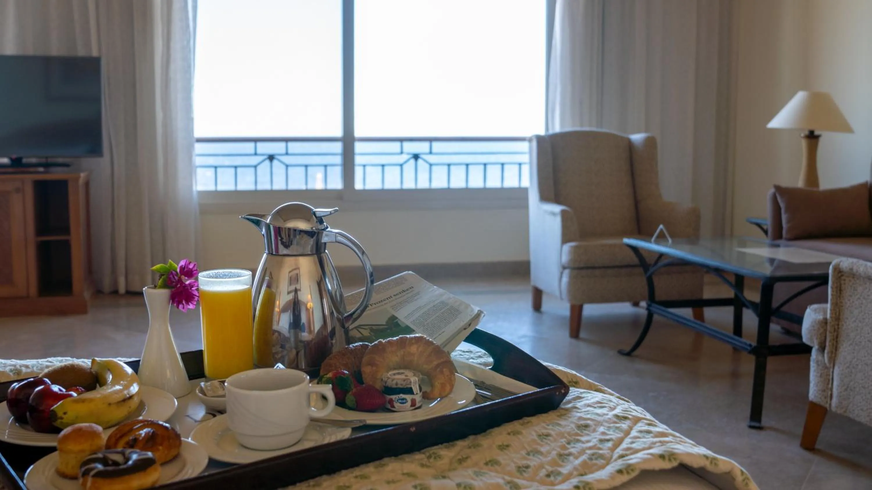 Bed in The Cascades Golf Resort, Spa & Thalasso