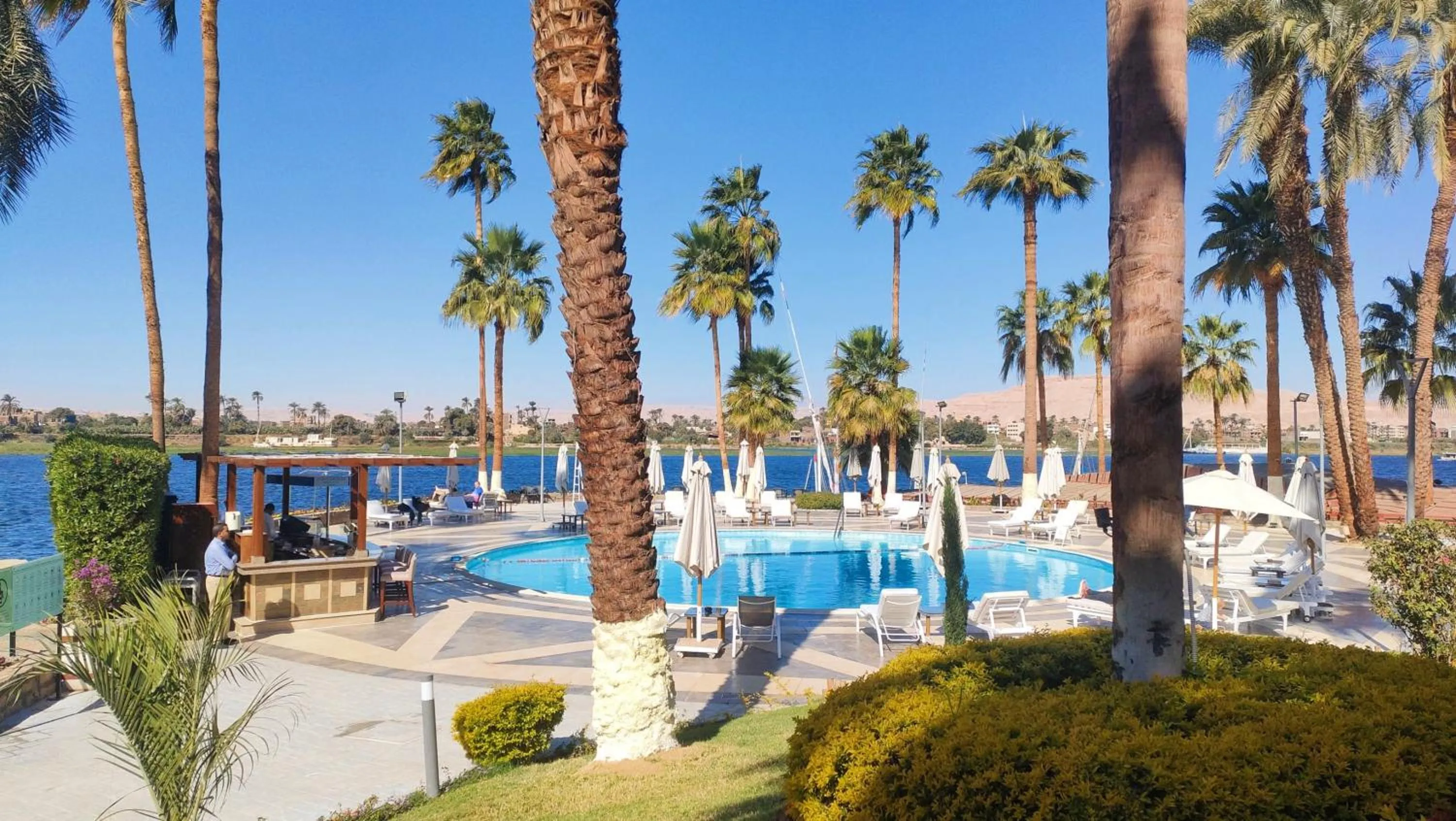 Swimming pool in Steigenberger Resort Achti