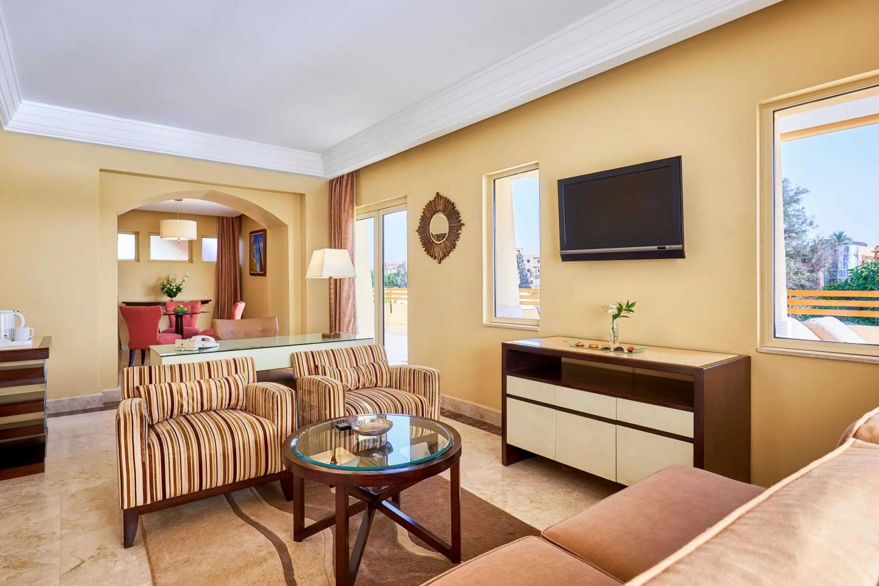 Communal lounge/ TV room in Steigenberger Resort Achti