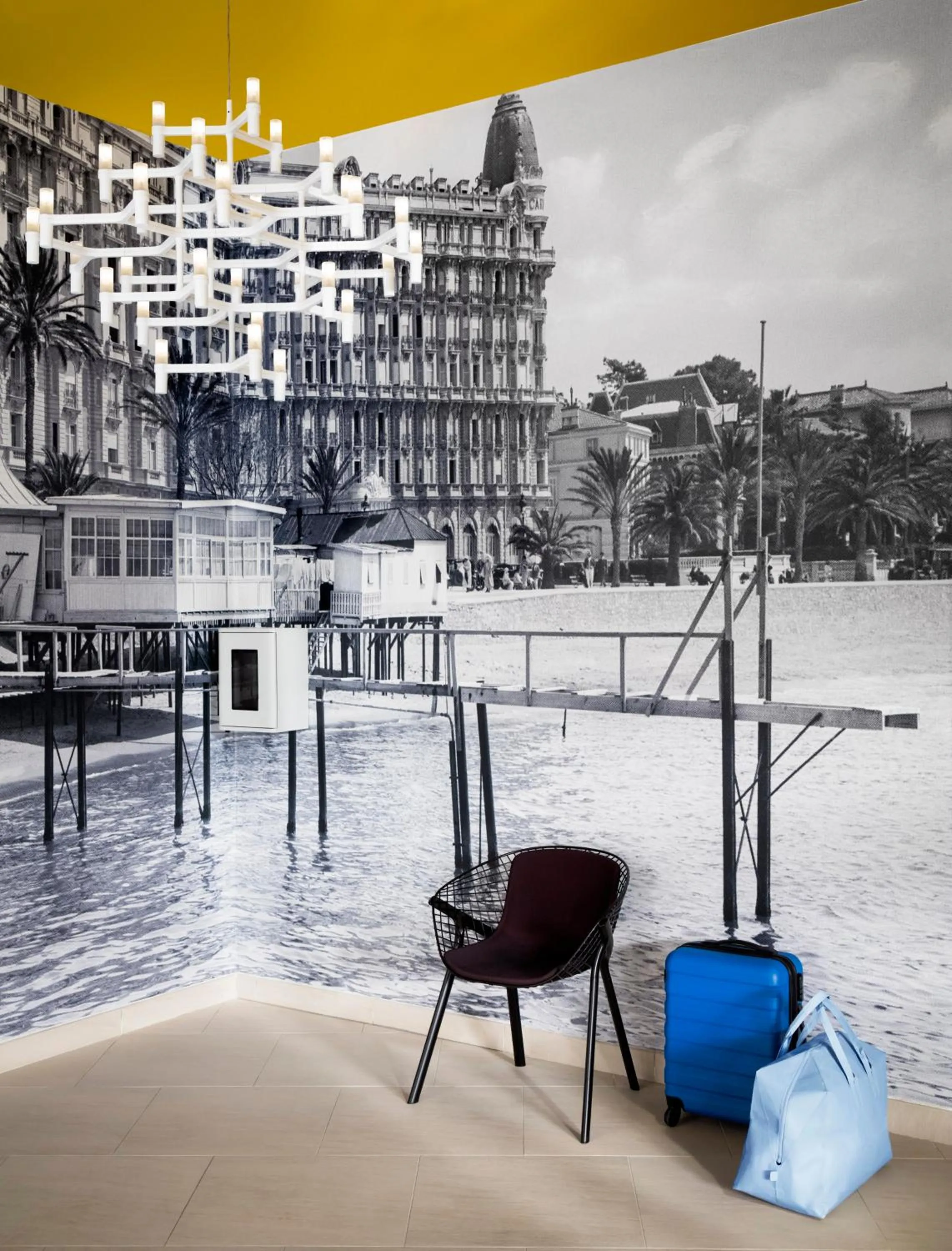 Lobby or reception in OKKO Hotels Cannes Centre