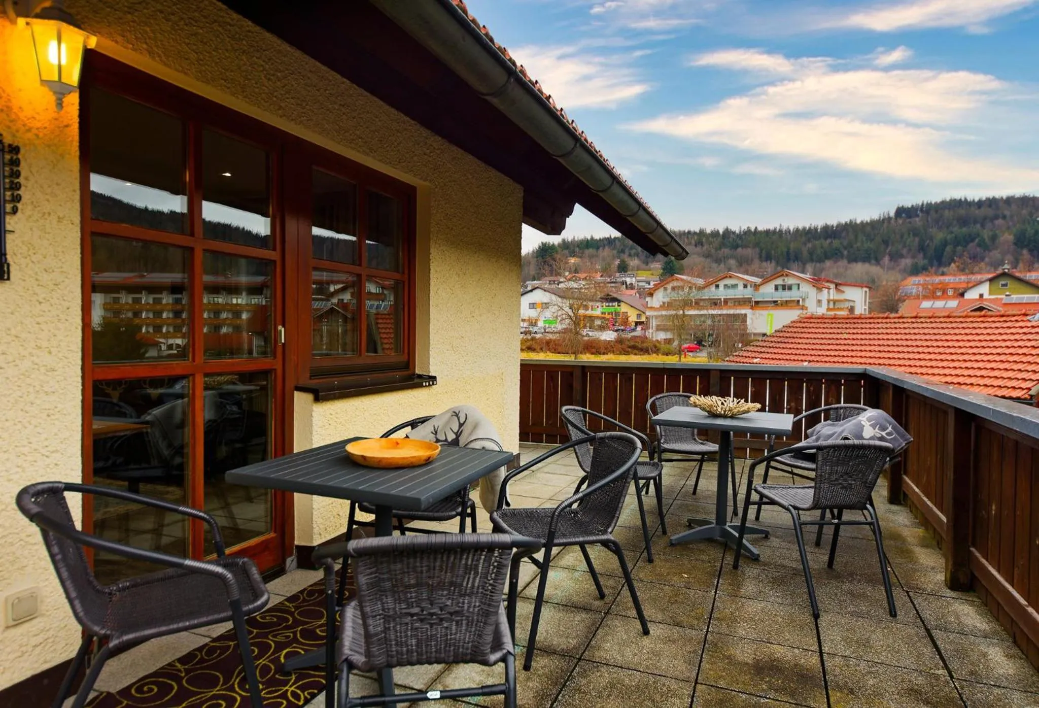 Balcony/Terrace in Appart-Hotel Wildererstuben