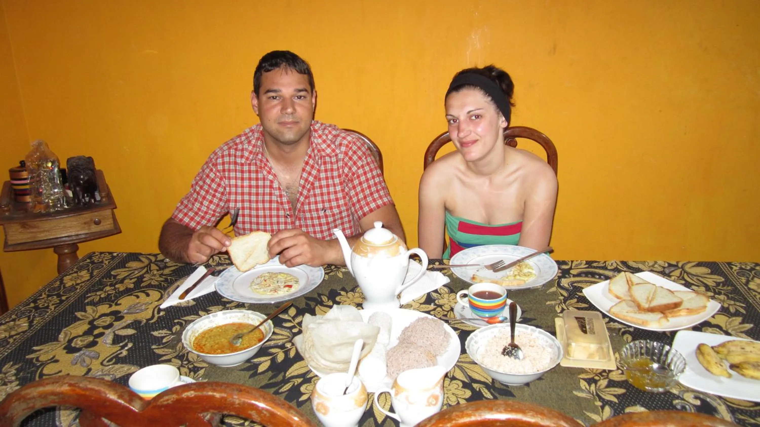 Asian breakfast in Ranith Villa