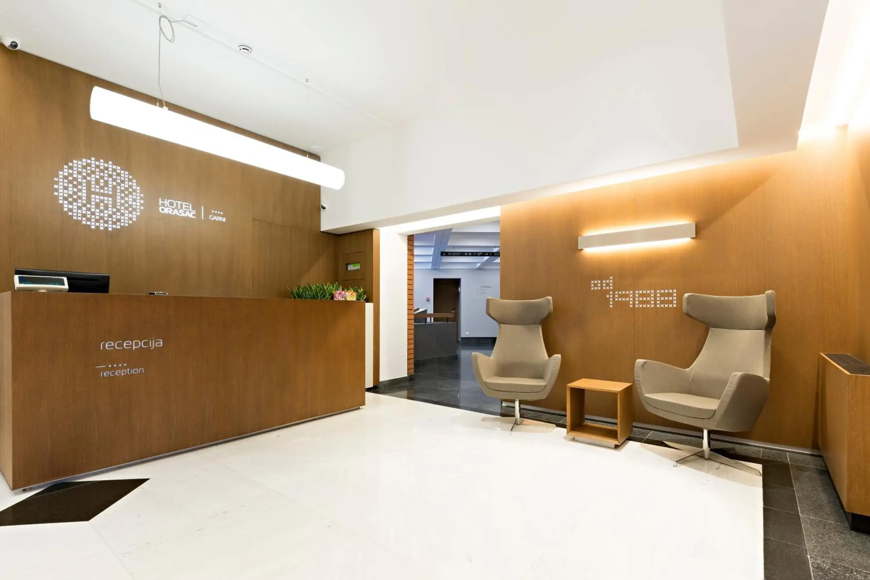 Lobby or reception in Hotel Orasac Garni Lobby or reception in Hotel Orasac Garni