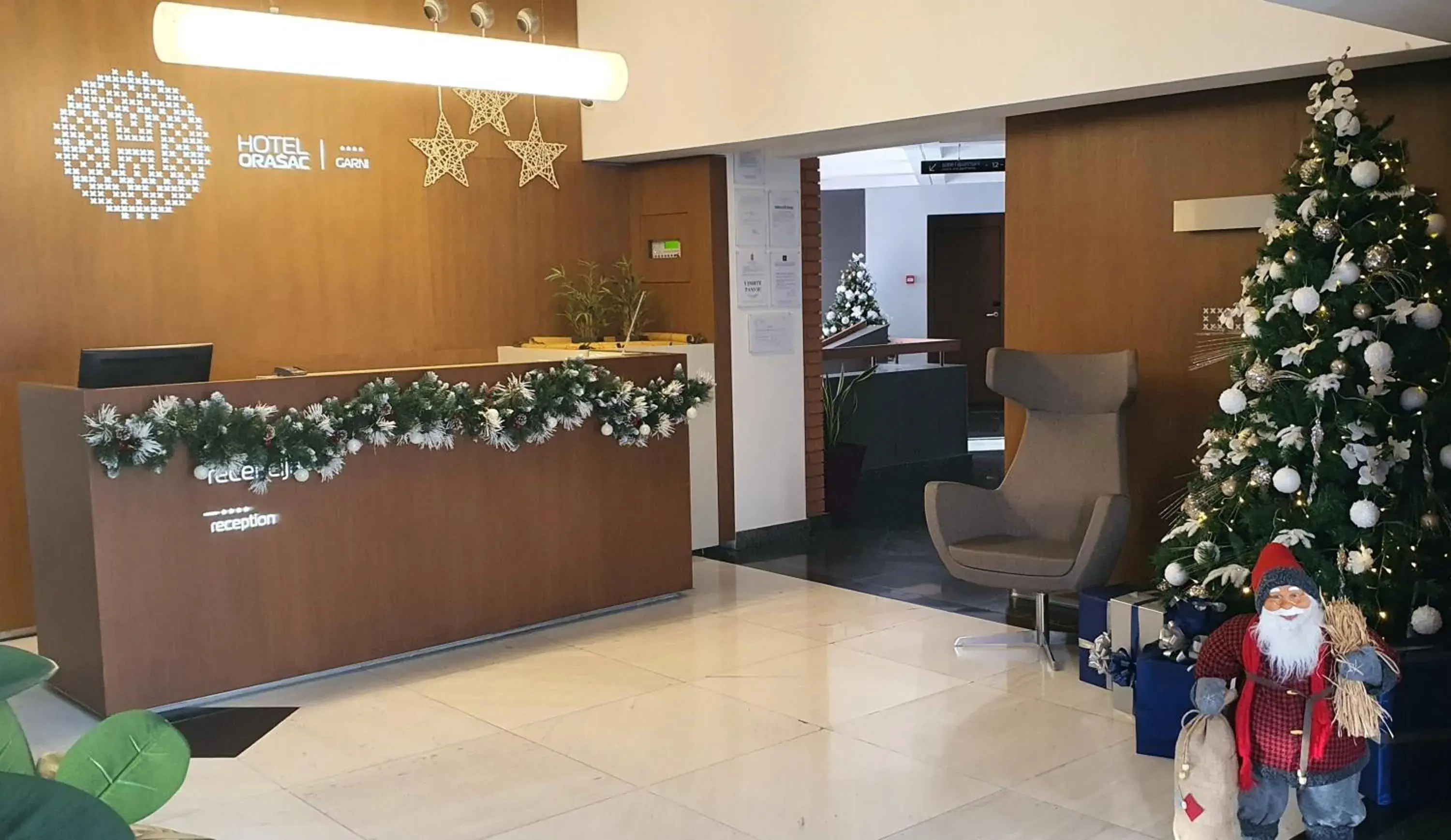 Lobby or reception in Hotel Orasac Garni Lobby or reception in Hotel Orasac Garni