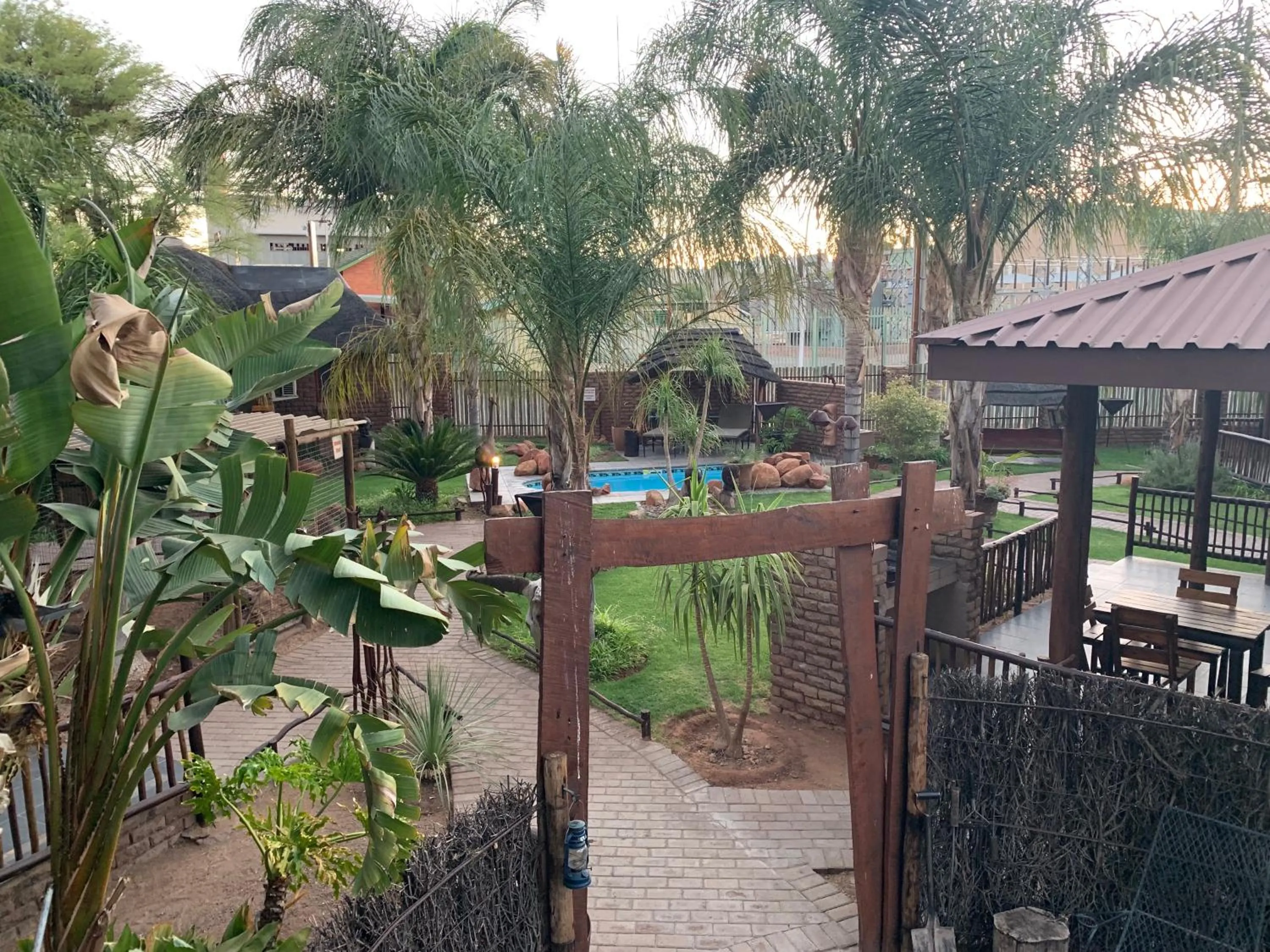 Garden in Country Lodge