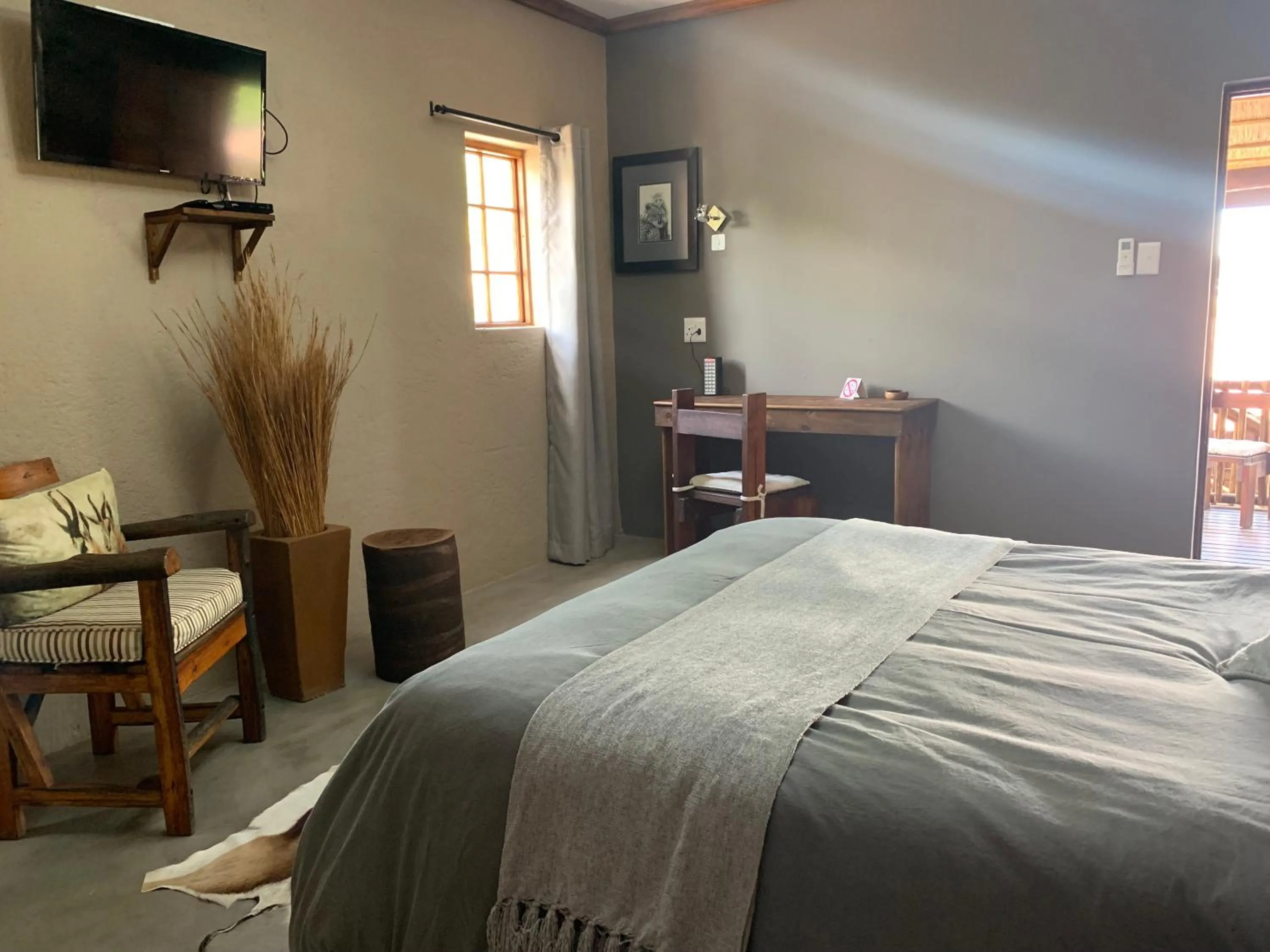 Bed in Country Lodge