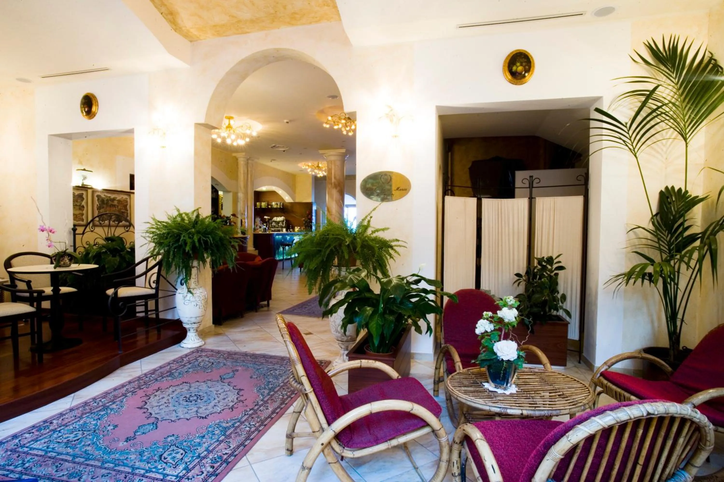 Lobby or reception in Hotel Rosa Maria Elite