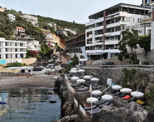 HOTEL MEDITERRANEO LIMAN free private beach for hotel guest