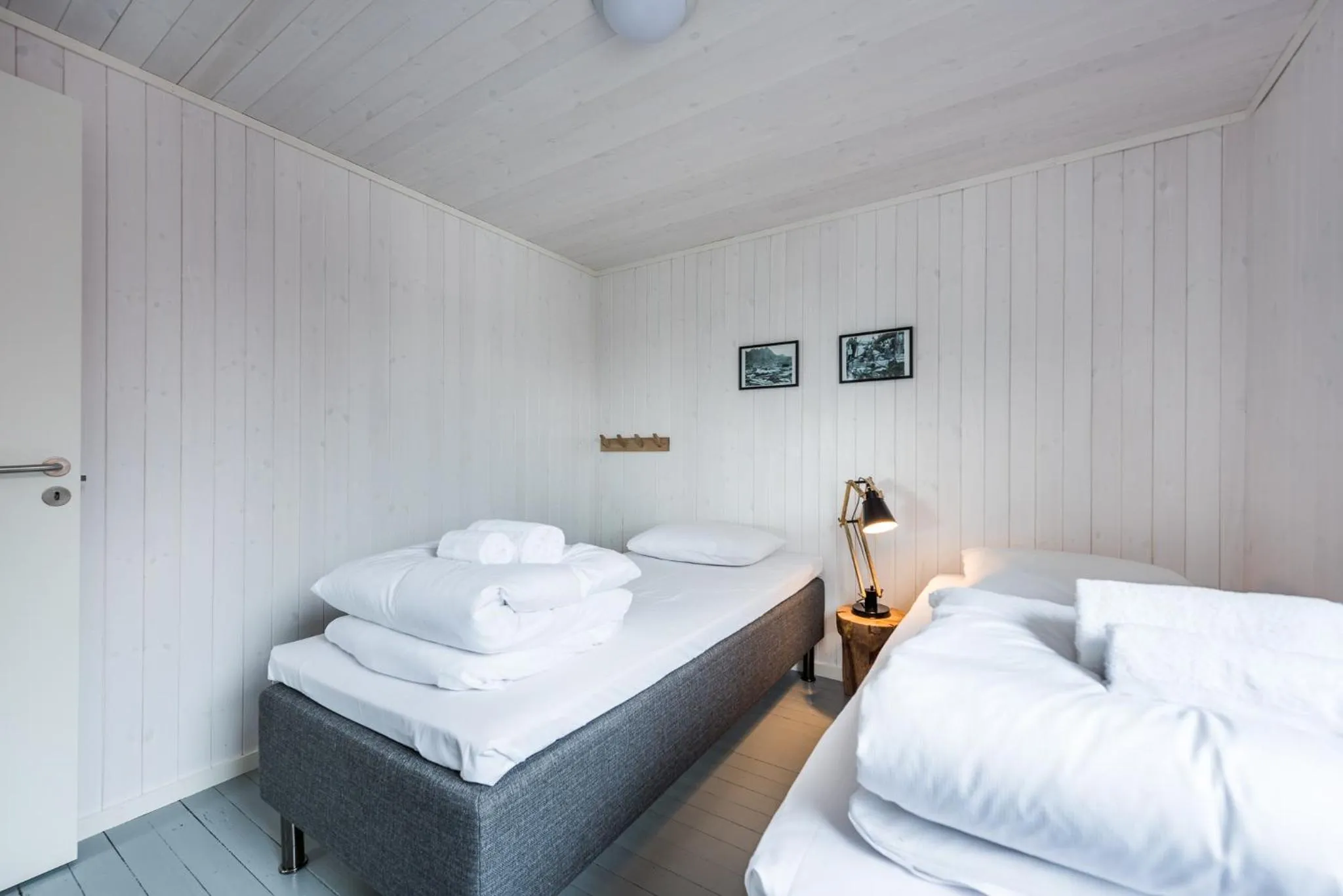 Bed in Hattvika Lodge