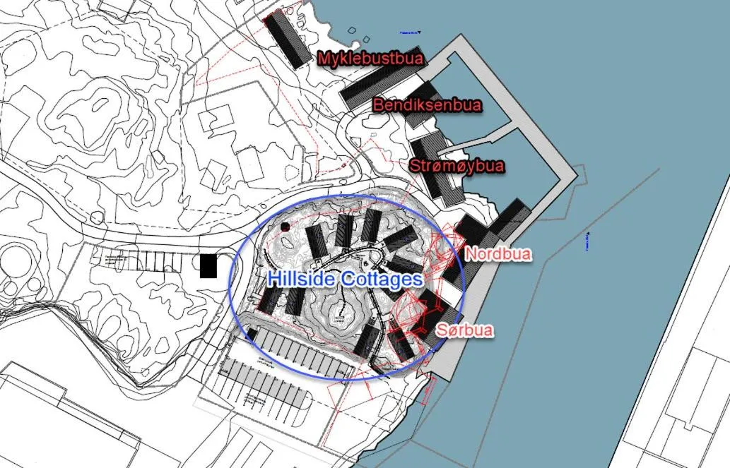 Bird's eye view in Hattvika Lodge