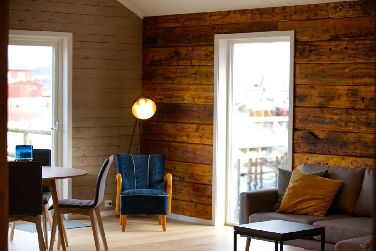 Living room in Hattvika Lodge