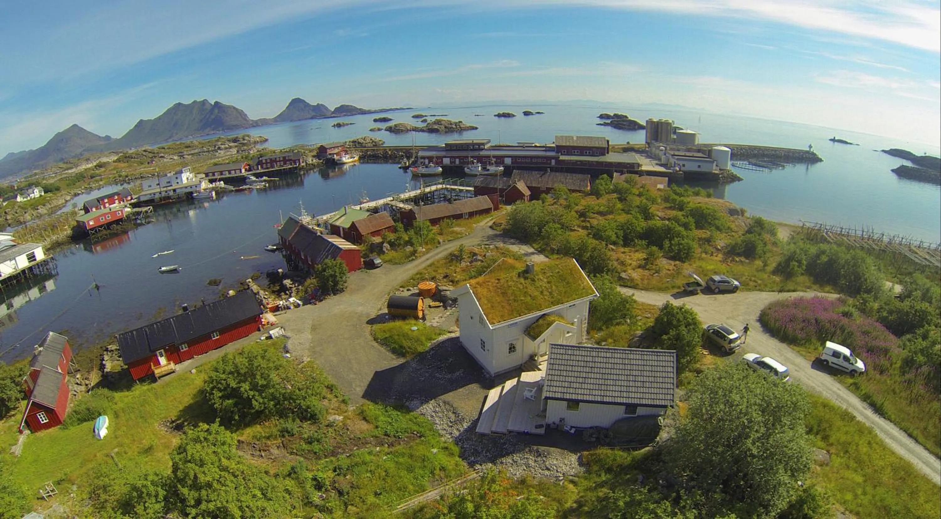 Bird's eye view in Hattvika Lodge