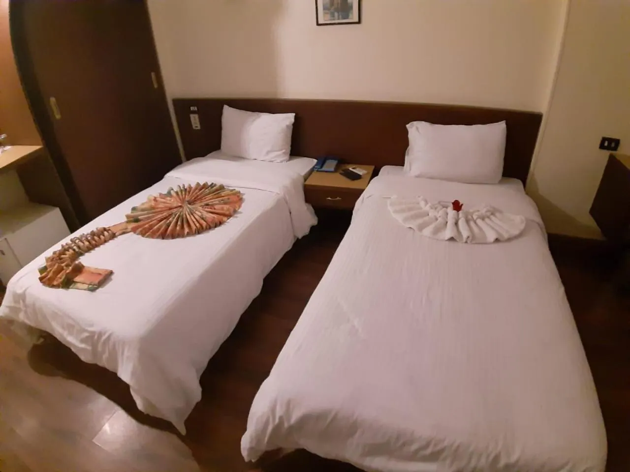 Bed in King Hotel Cairo