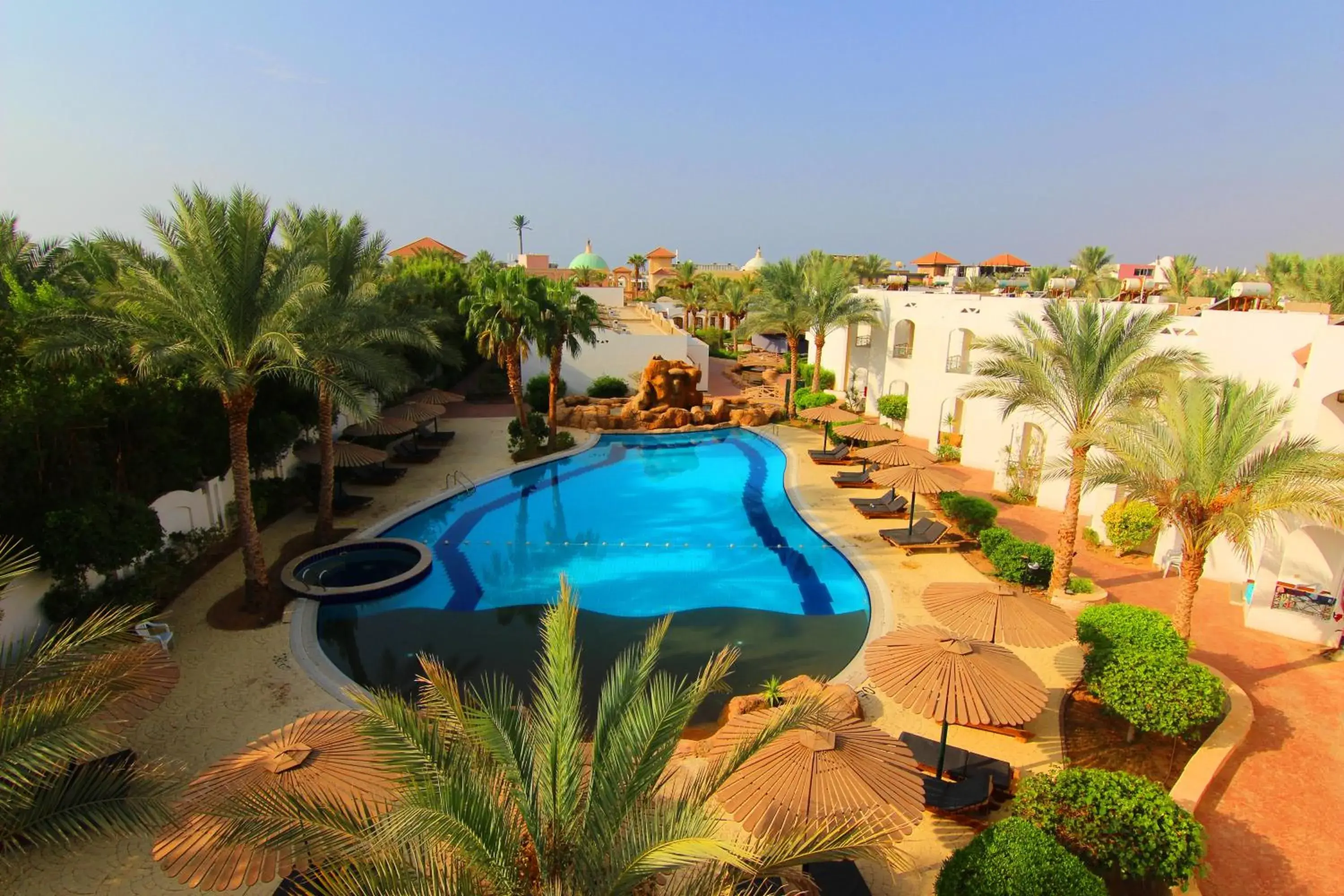 Pool view in Coral Hills Resort Sharm El-Sheikh Pool view in Coral Hills Resort Sharm El-Sheikh