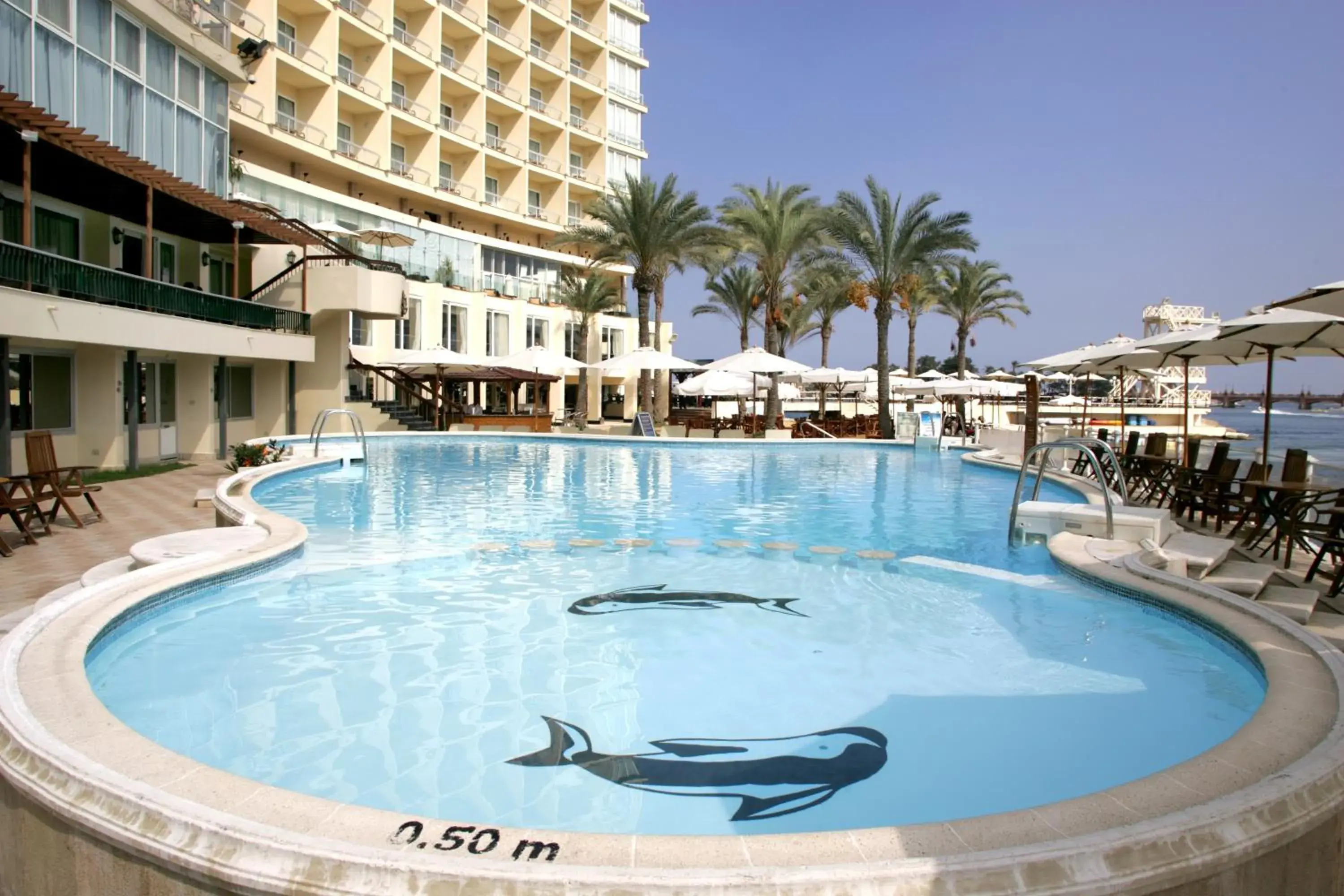 Swimming pool in Helnan Royal Palestine Hotel - Montazah Gardens Swimming pool in Helnan Royal Palestine Hotel - Montazah Gardens