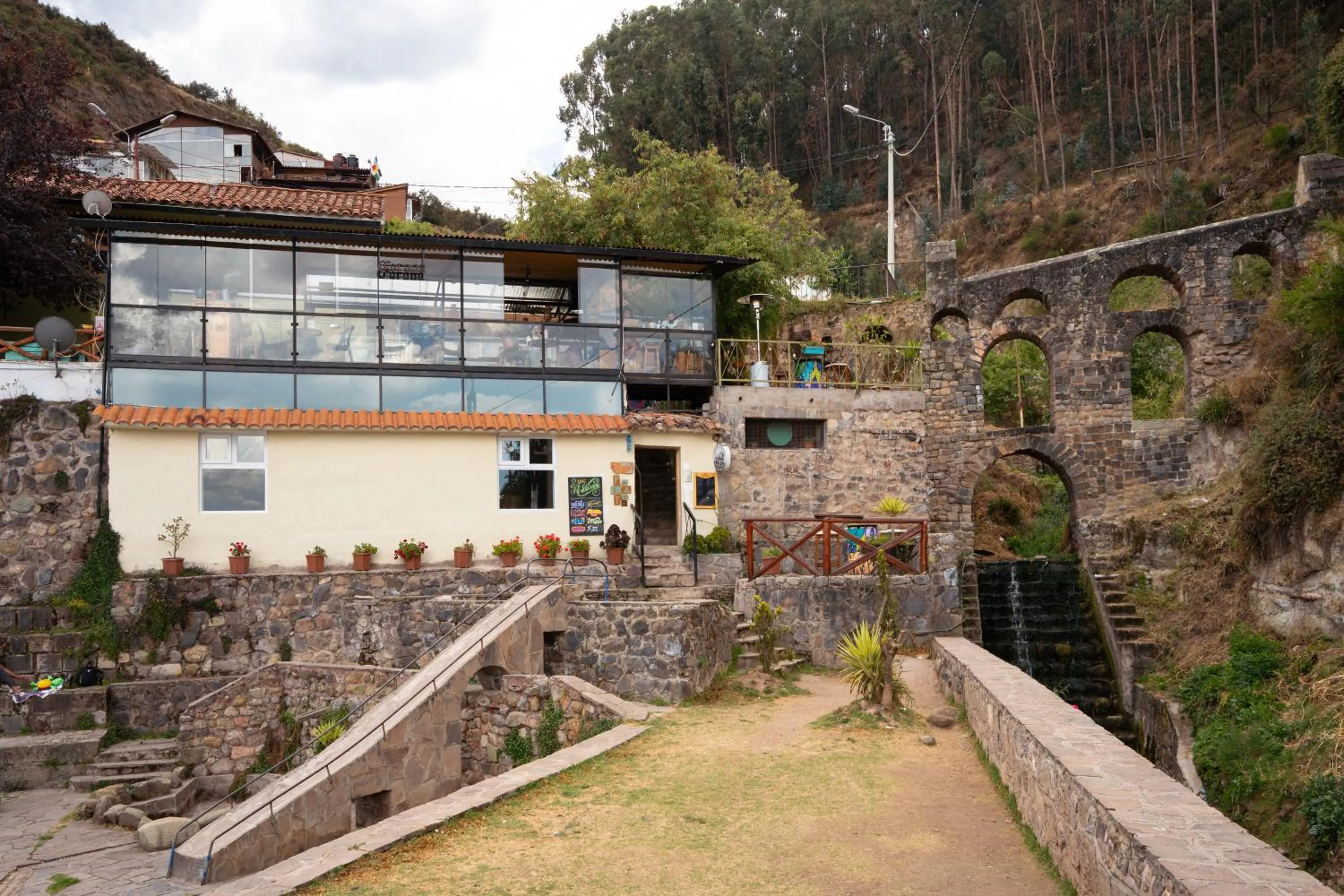 Property building in Supertramp Hostel Cusco