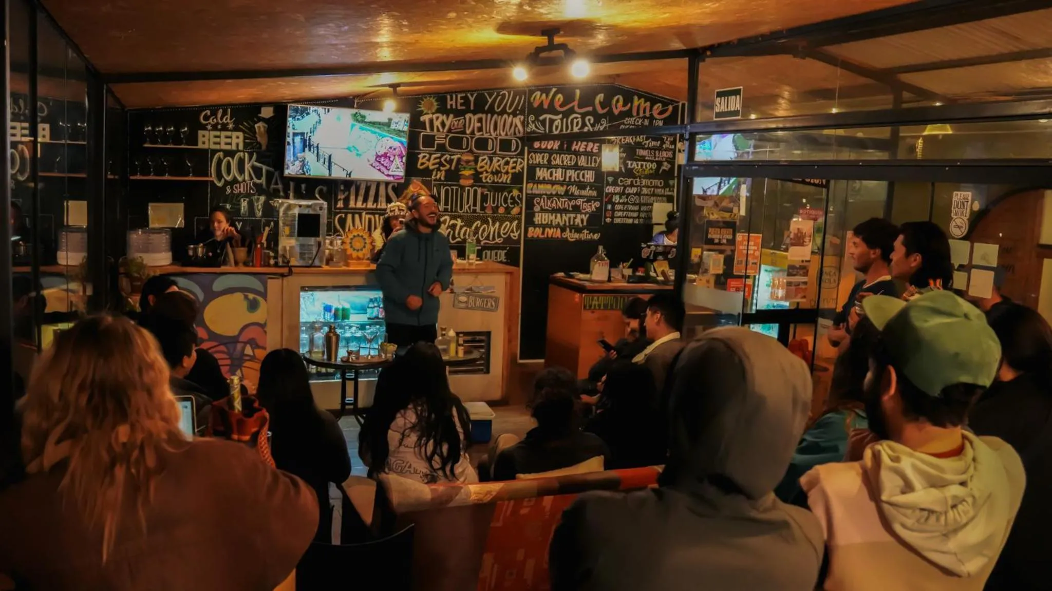 People in Supertramp Hostel Cusco