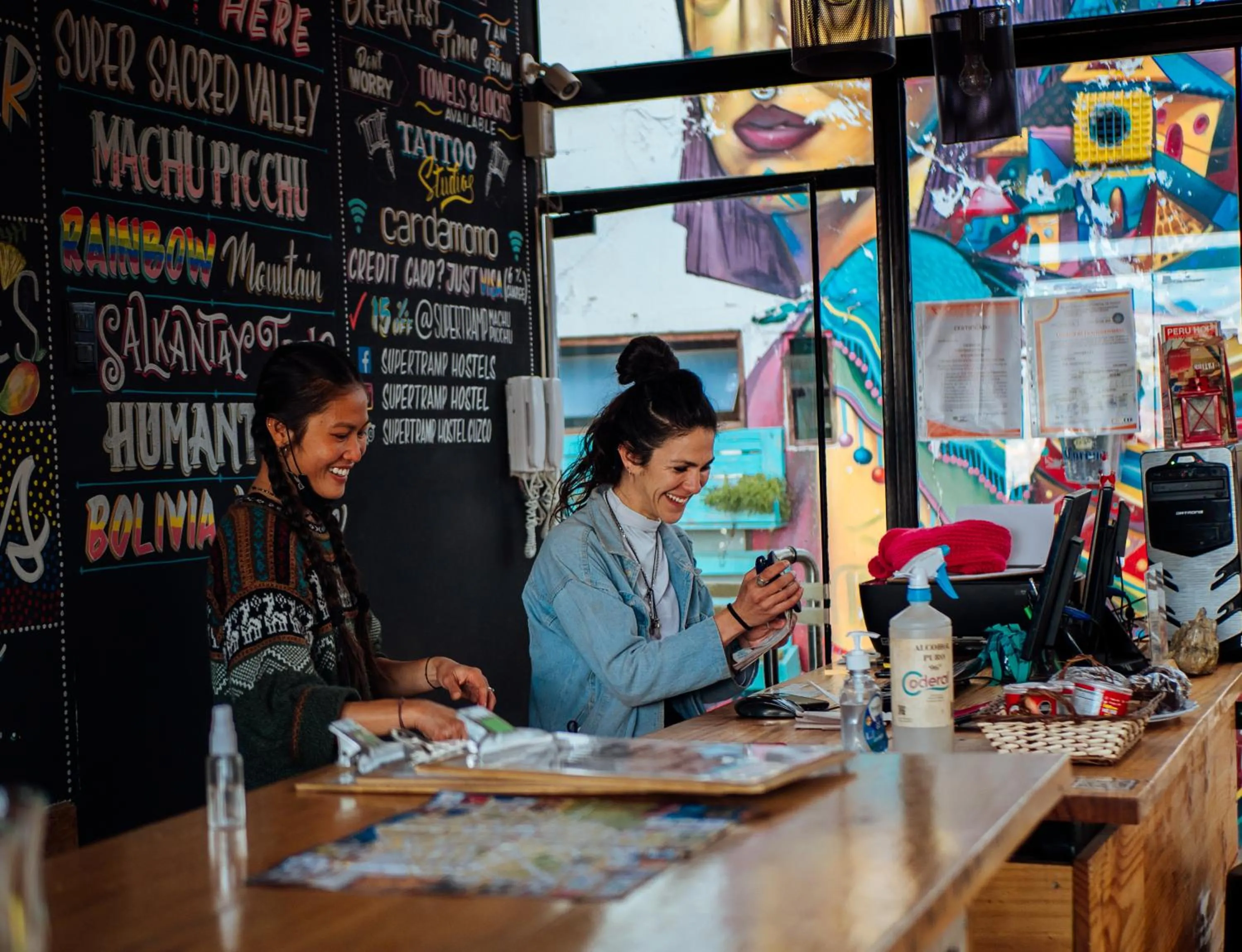 People in Supertramp Hostel Cusco