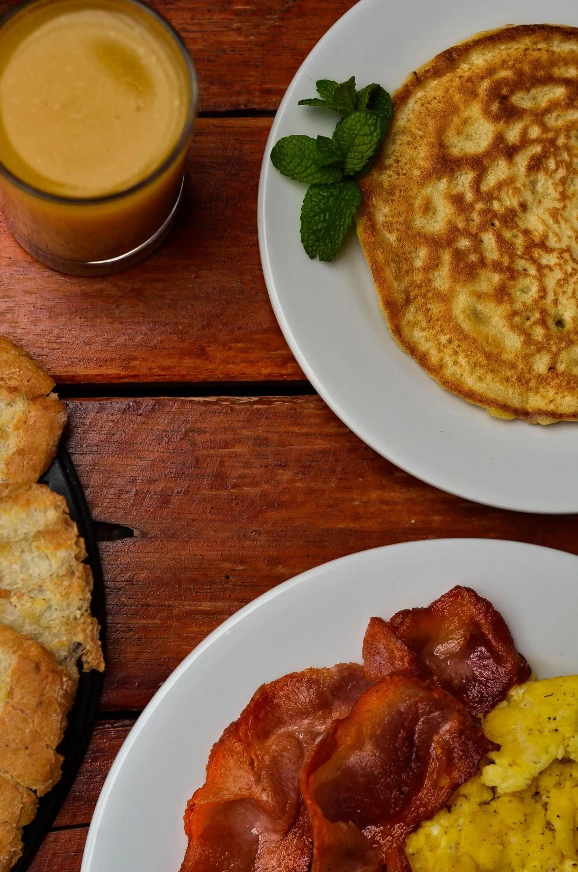 Breakfast in Supertramp Hostel Cusco