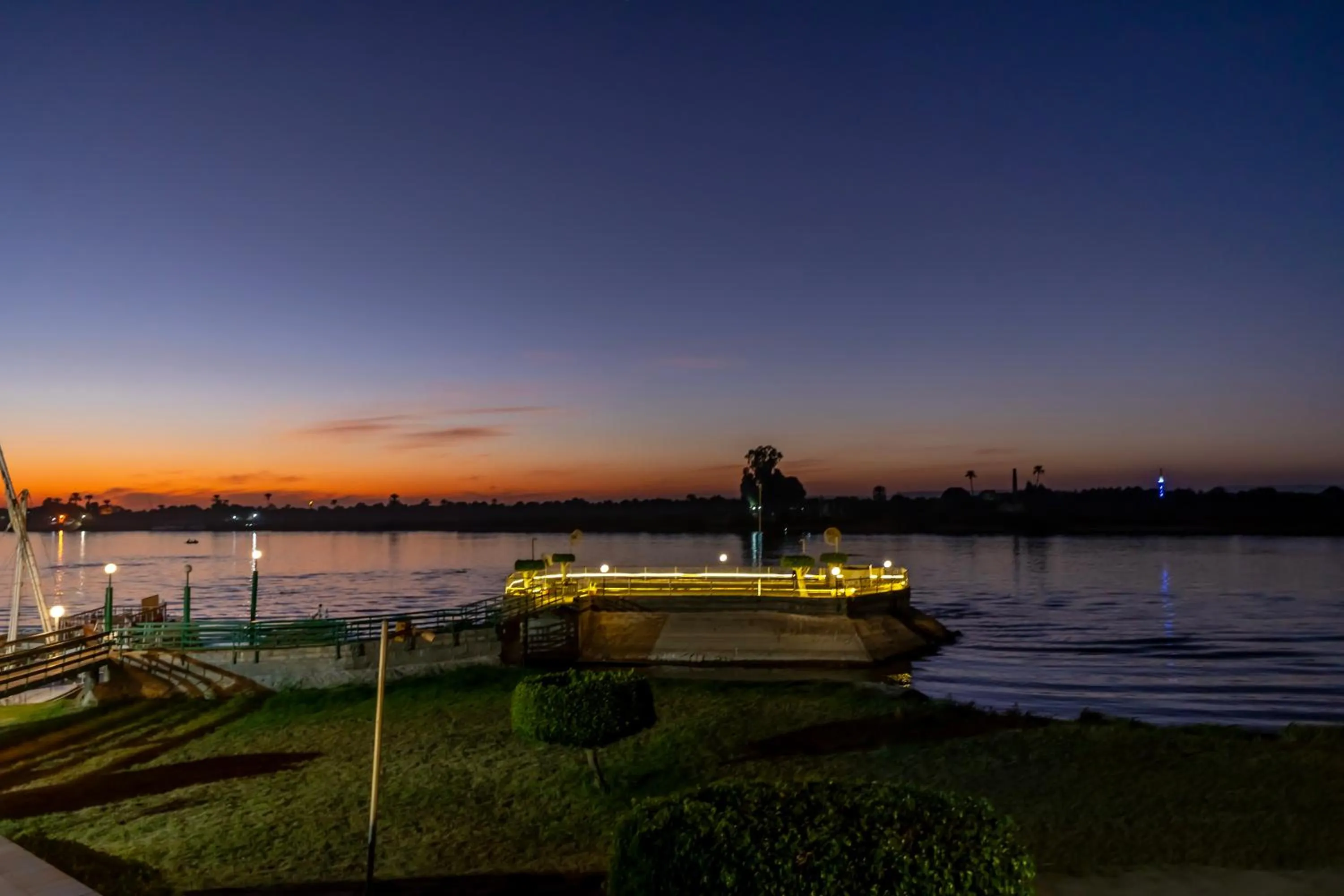 River view in Jolie Ville Hotel & Spa Kings Island Luxor