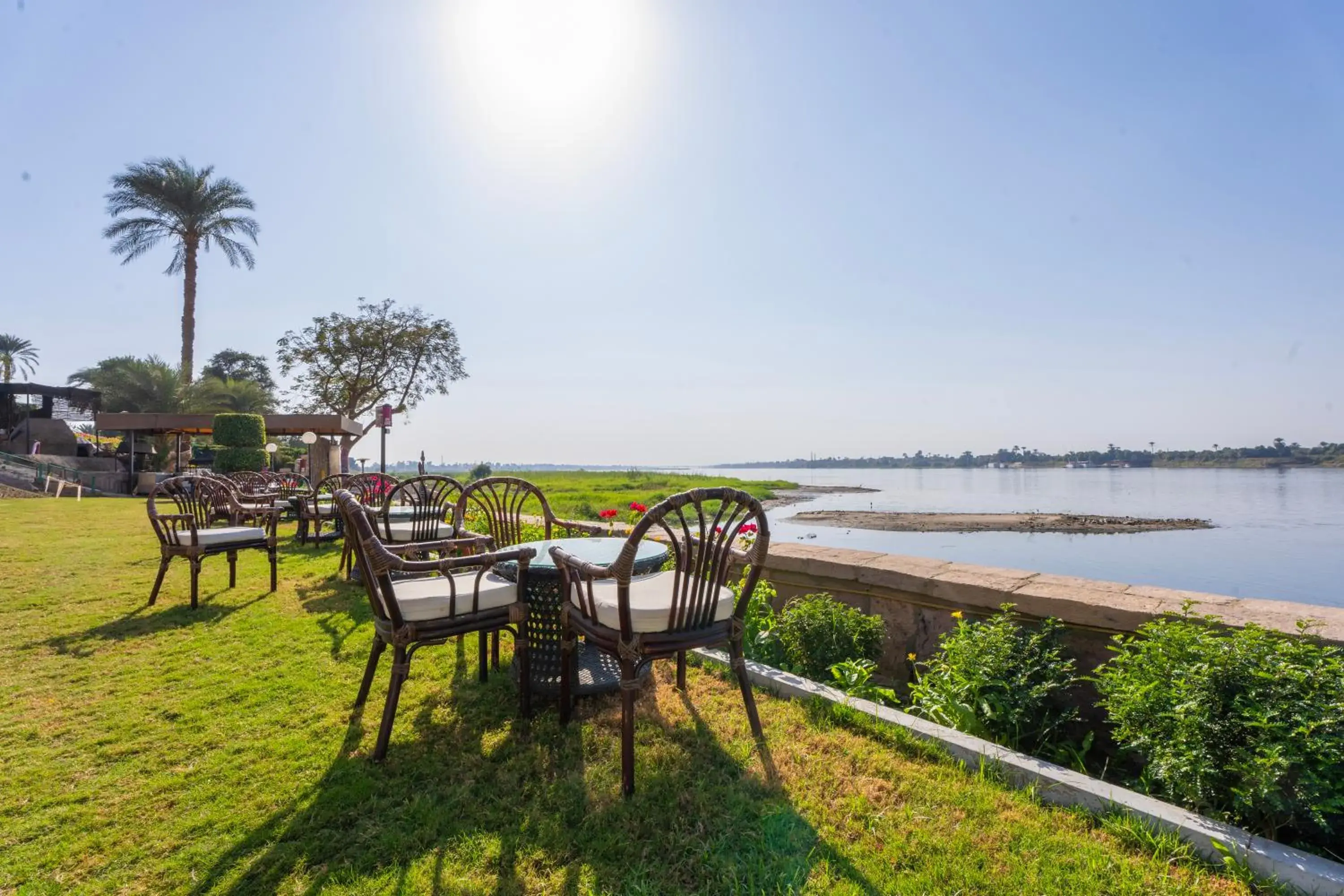 River view in Jolie Ville Hotel & Spa Kings Island Luxor River view in Jolie Ville Hotel & Spa Kings Island Luxor