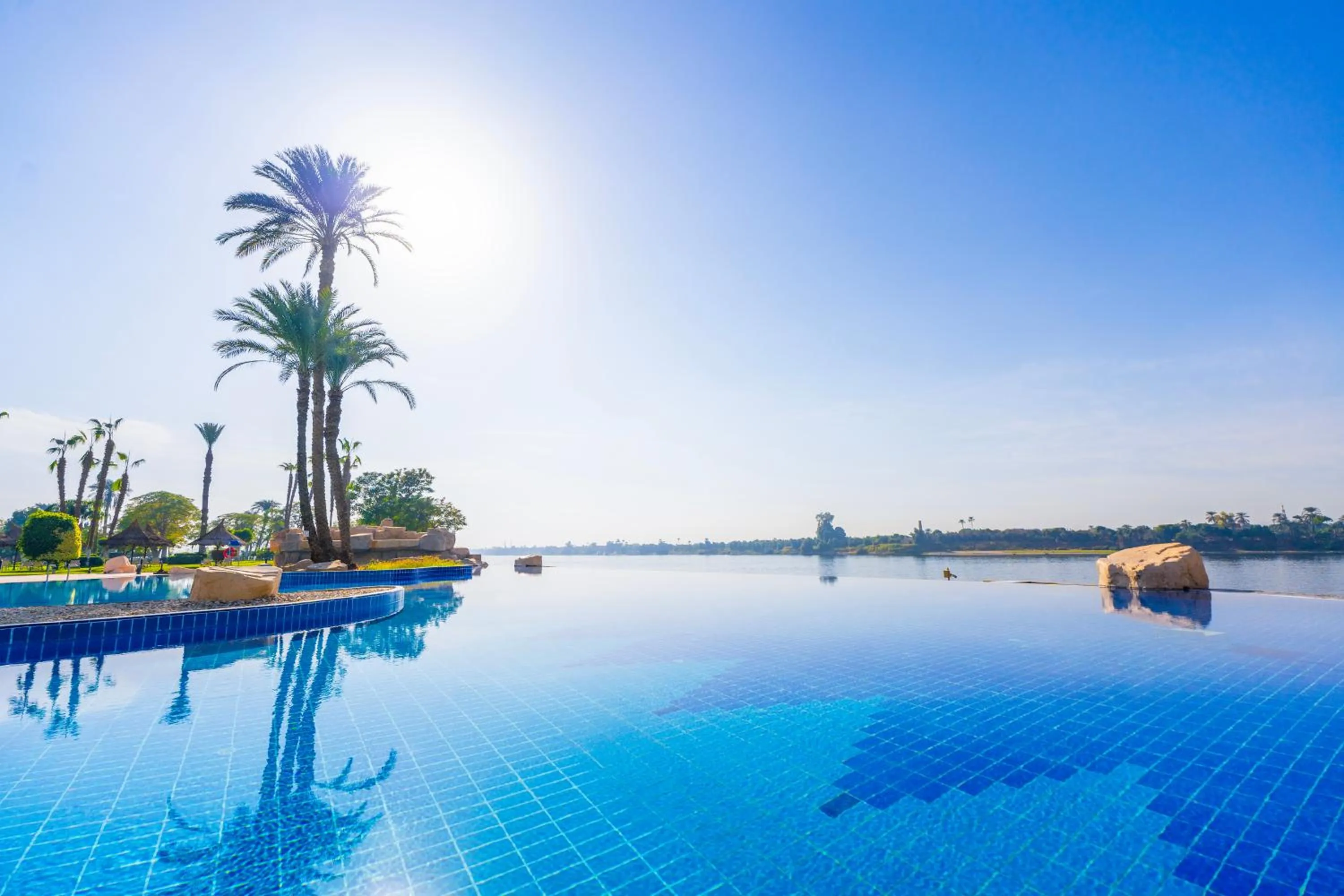 Swimming pool in Jolie Ville Hotel & Spa Kings Island Luxor