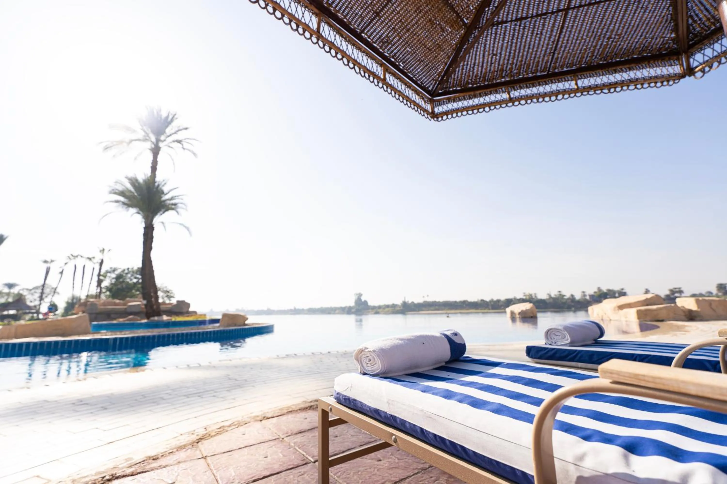 Swimming pool in Jolie Ville Hotel & Spa Kings Island Luxor