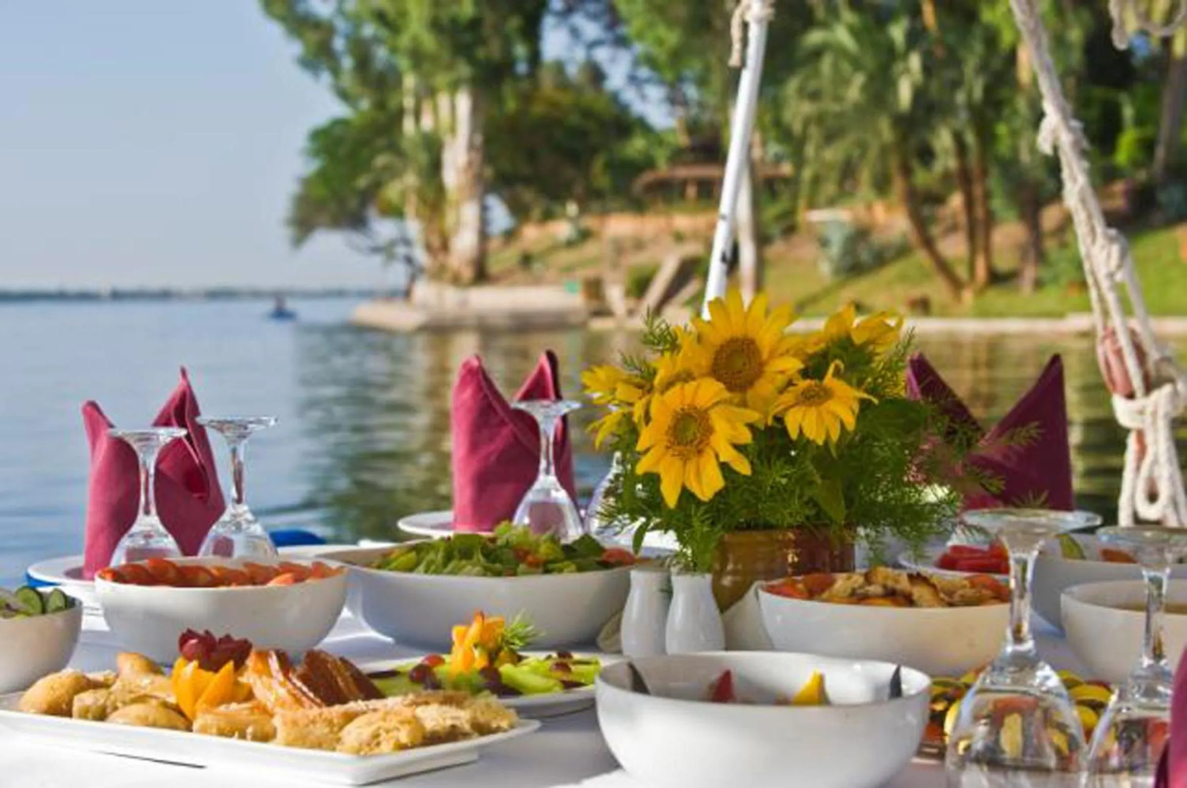 Food and drinks in Jolie Ville Hotel & Spa Kings Island Luxor