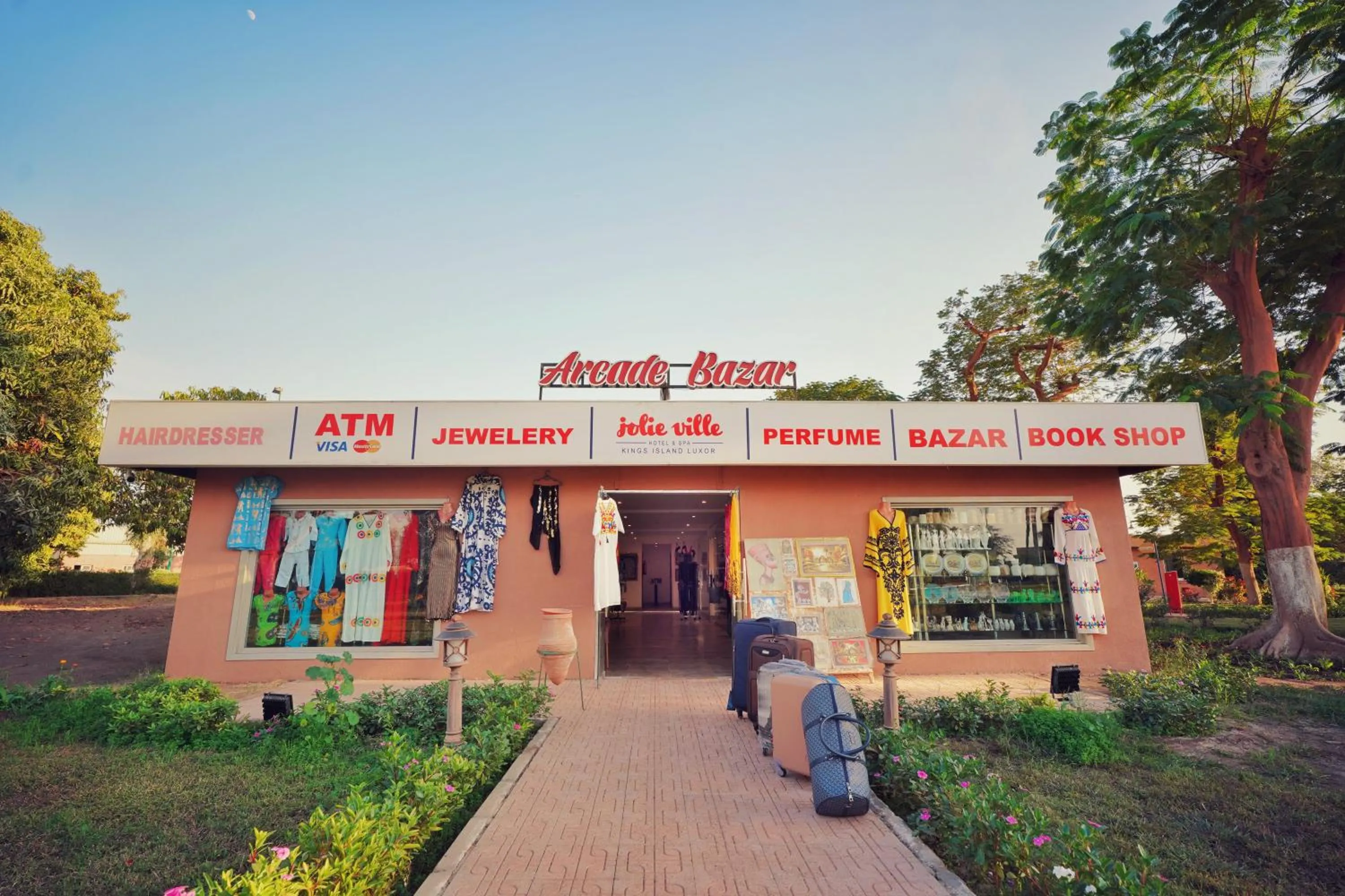 Shopping Area in Jolie Ville Hotel & Spa Kings Island Luxor