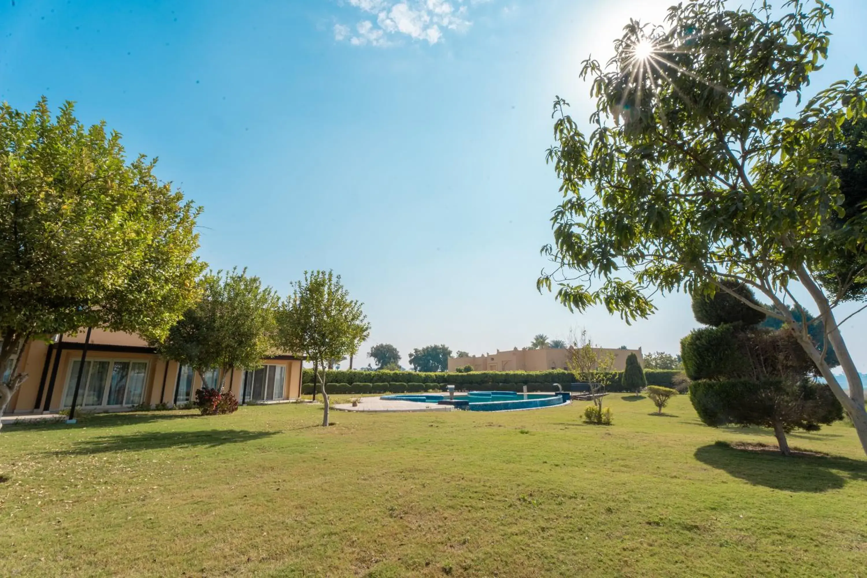 Garden view in Jolie Ville Hotel & Spa Kings Island Luxor Garden view in Jolie Ville Hotel & Spa Kings Island Luxor