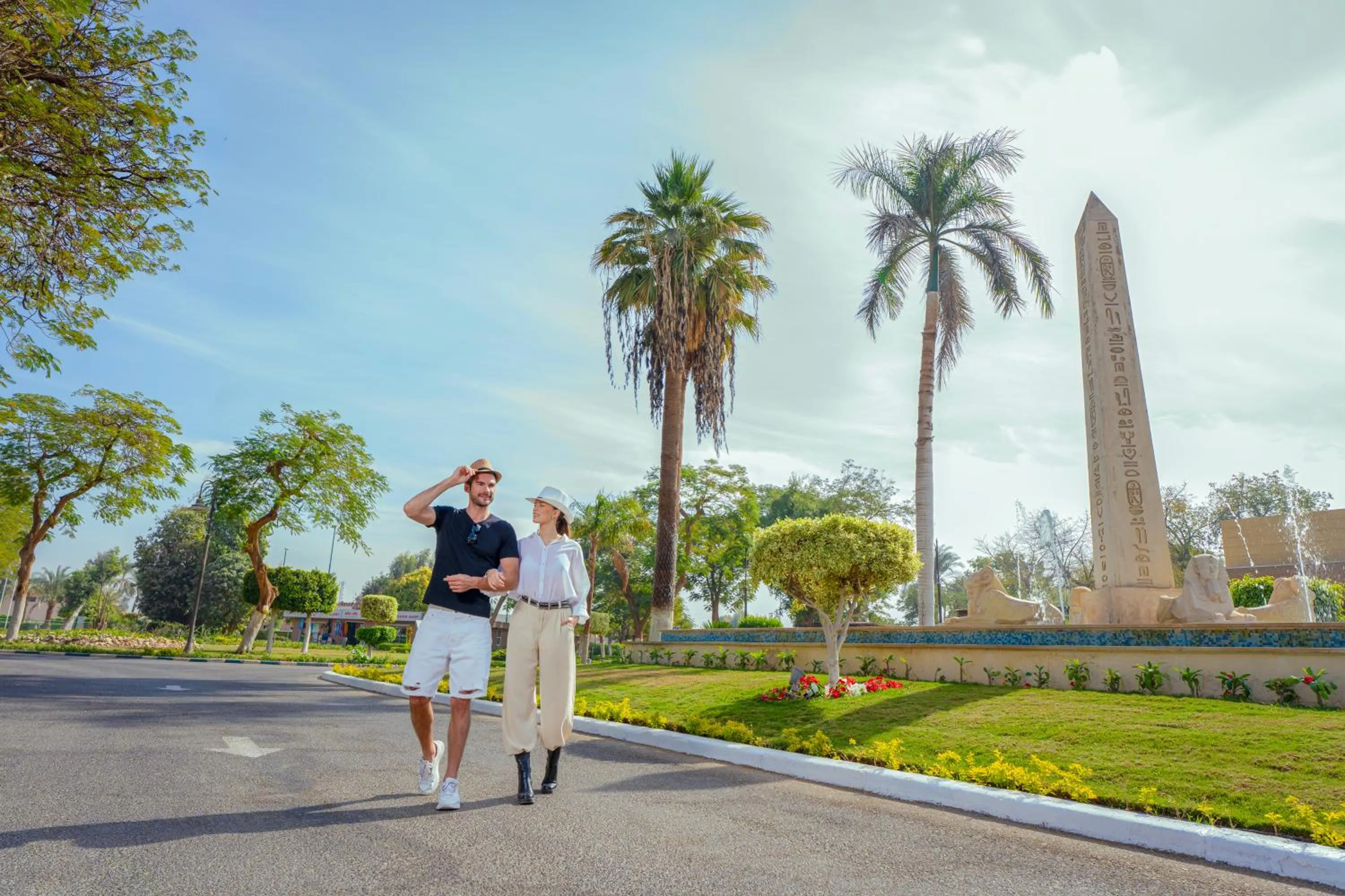 Garden in Jolie Ville Hotel & Spa Kings Island Luxor