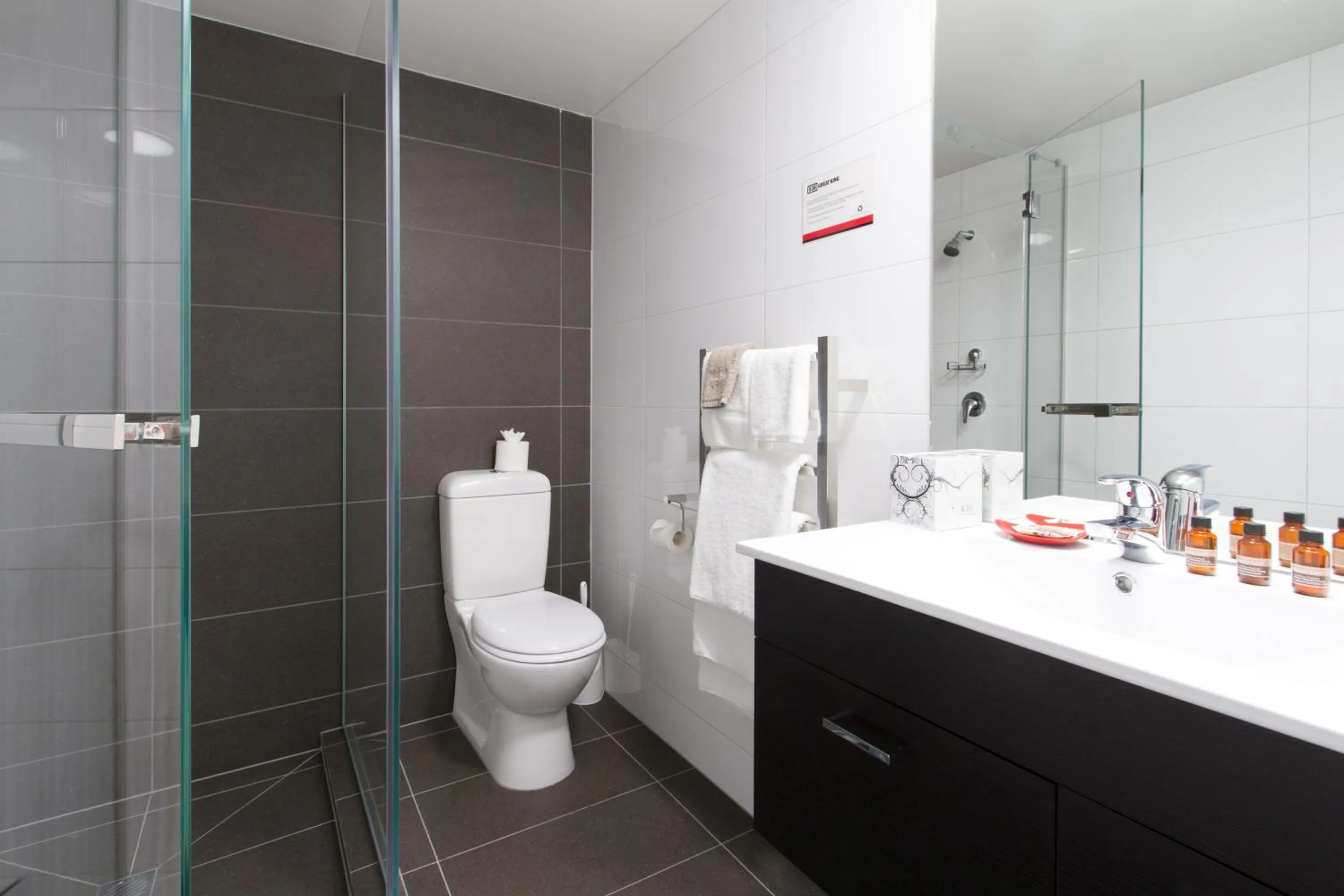 Bathroom in 538 Great King Motel