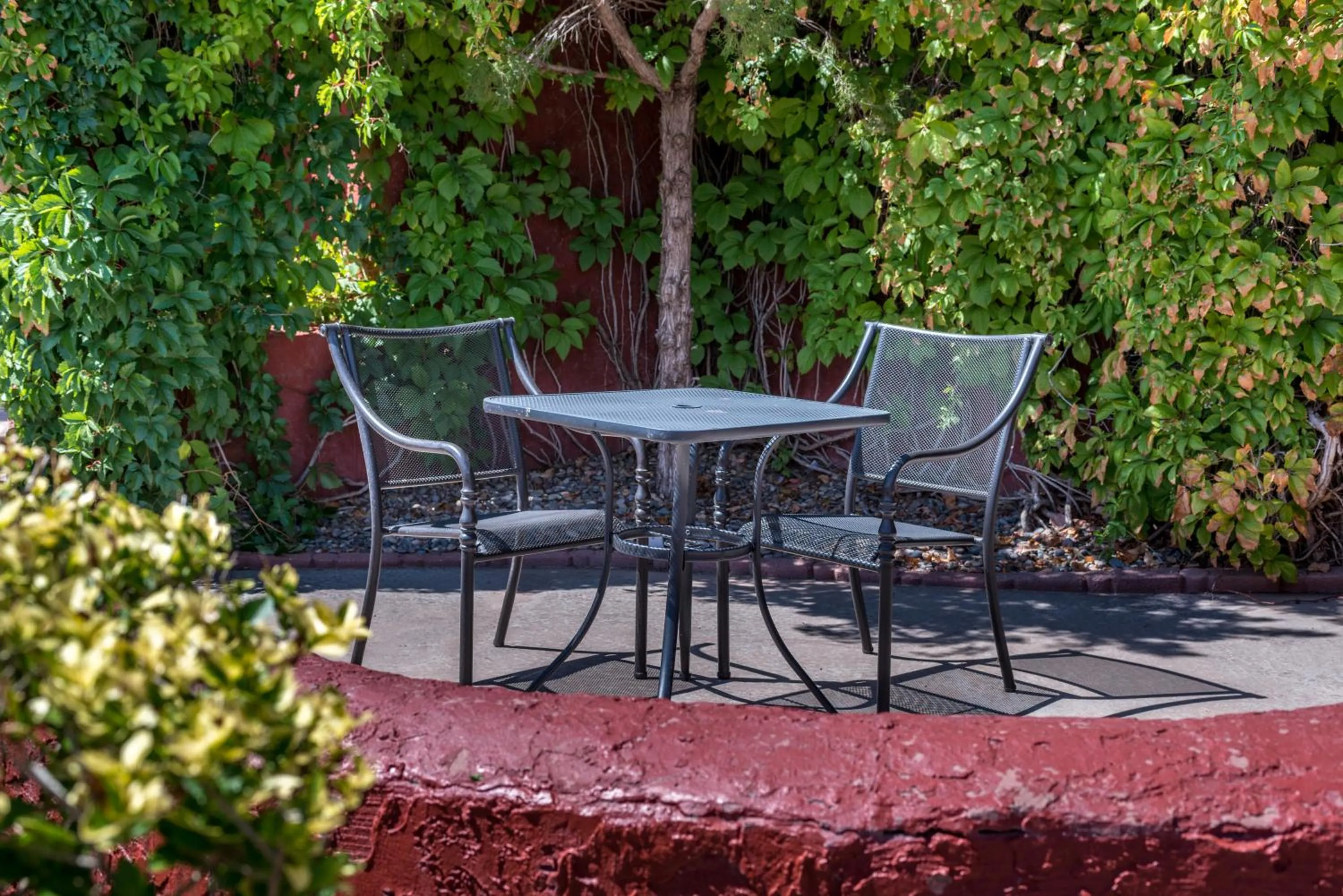 Patio in Thunderbird Lodge