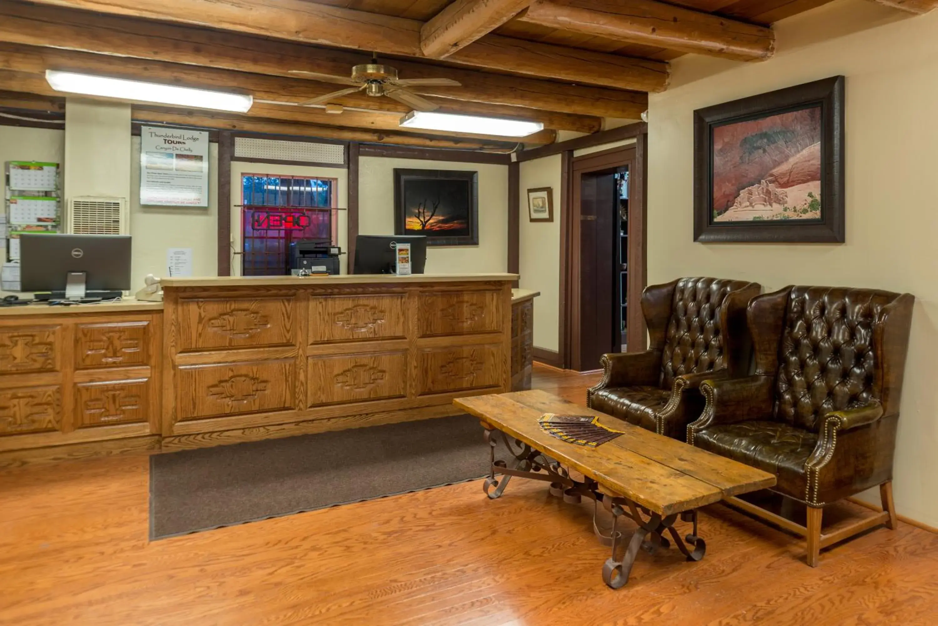 Lobby or reception in Thunderbird Lodge Lobby or reception in Thunderbird Lodge