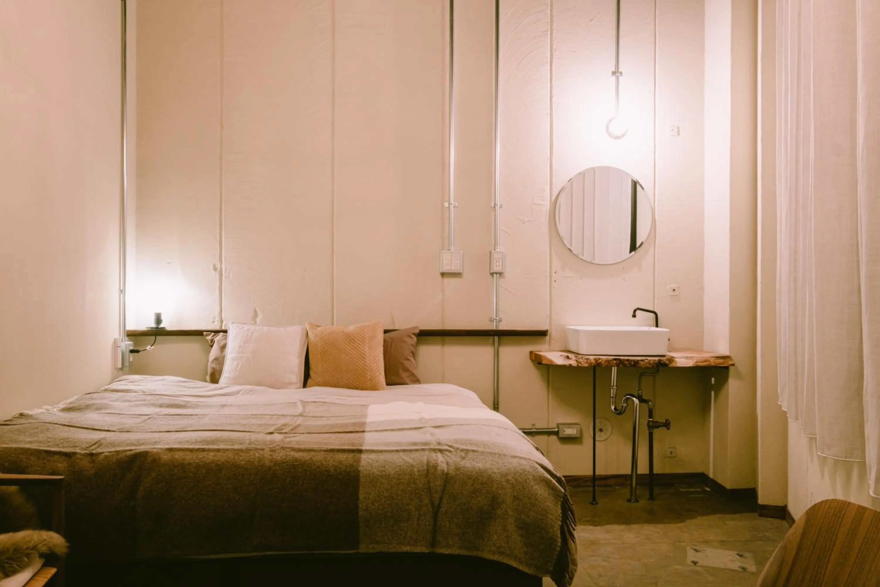 Bed in Len Kyoto Kawaramachi