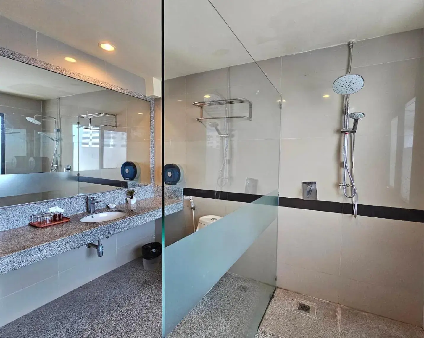 Shower, Bathroom in Boutique City And Bravo Hotel Pattaya